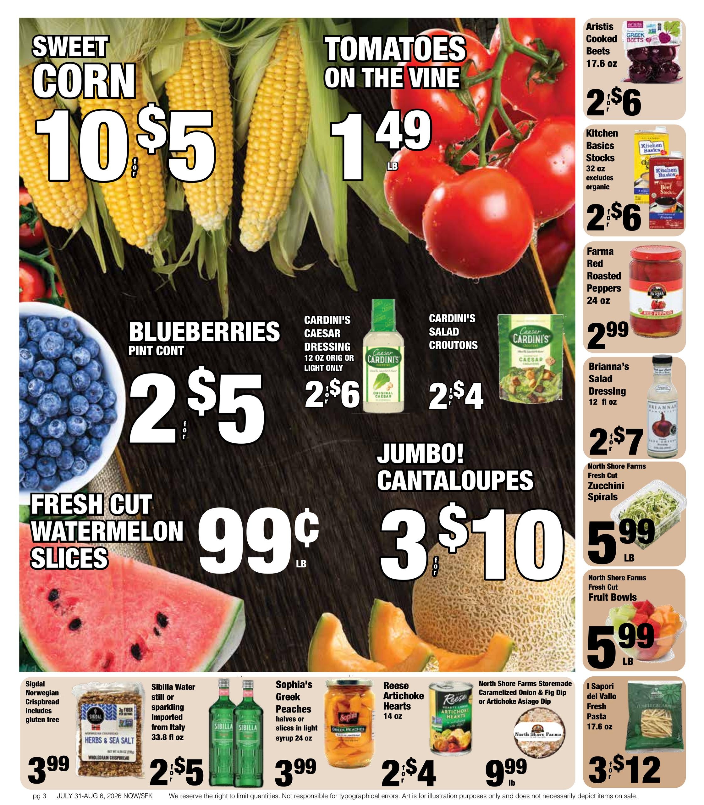 North Shore Farms Weekly Ad July 31 - August 6, 2026