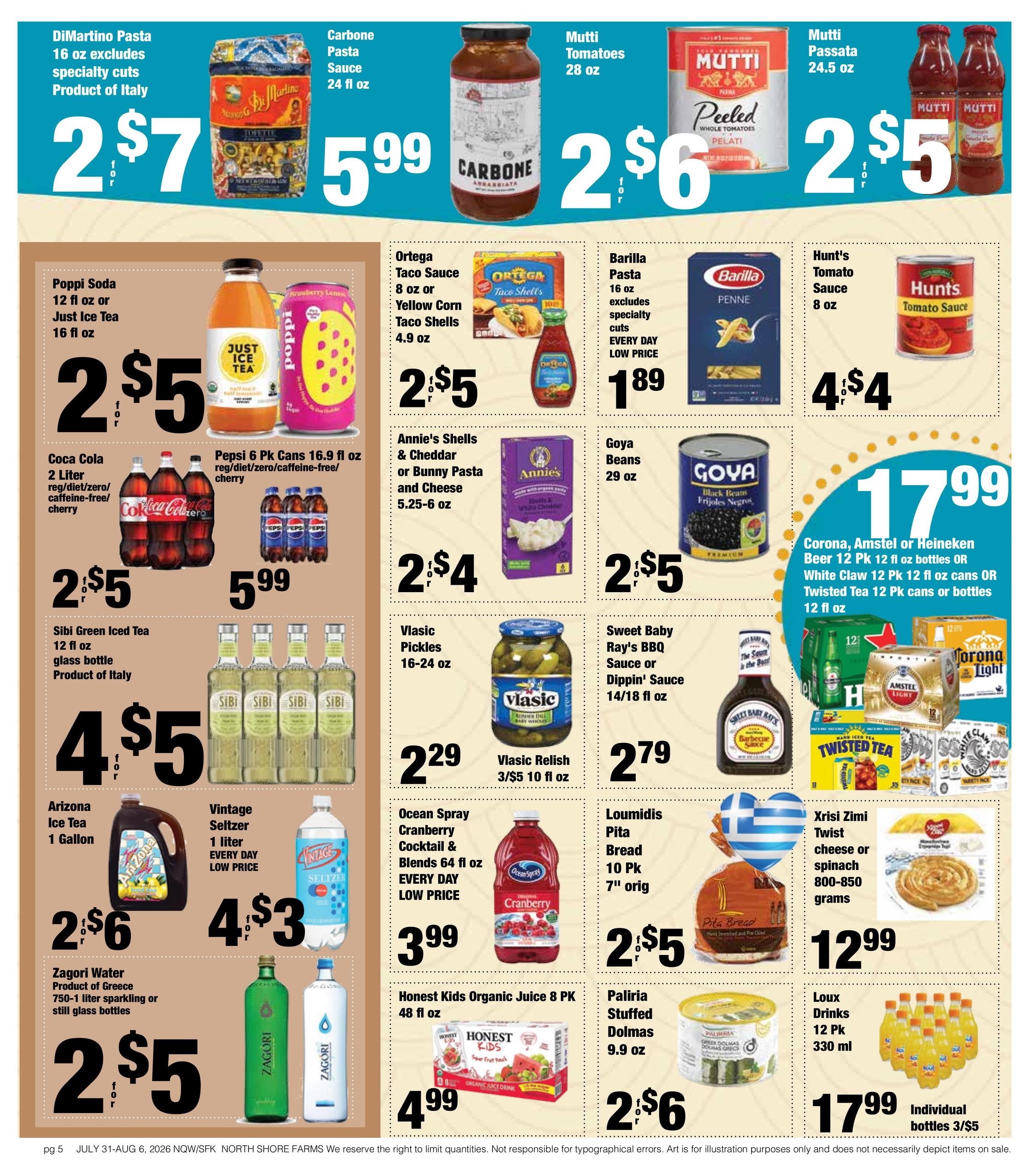 North Shore Farms Weekly Ad July 31 - August 6, 2026