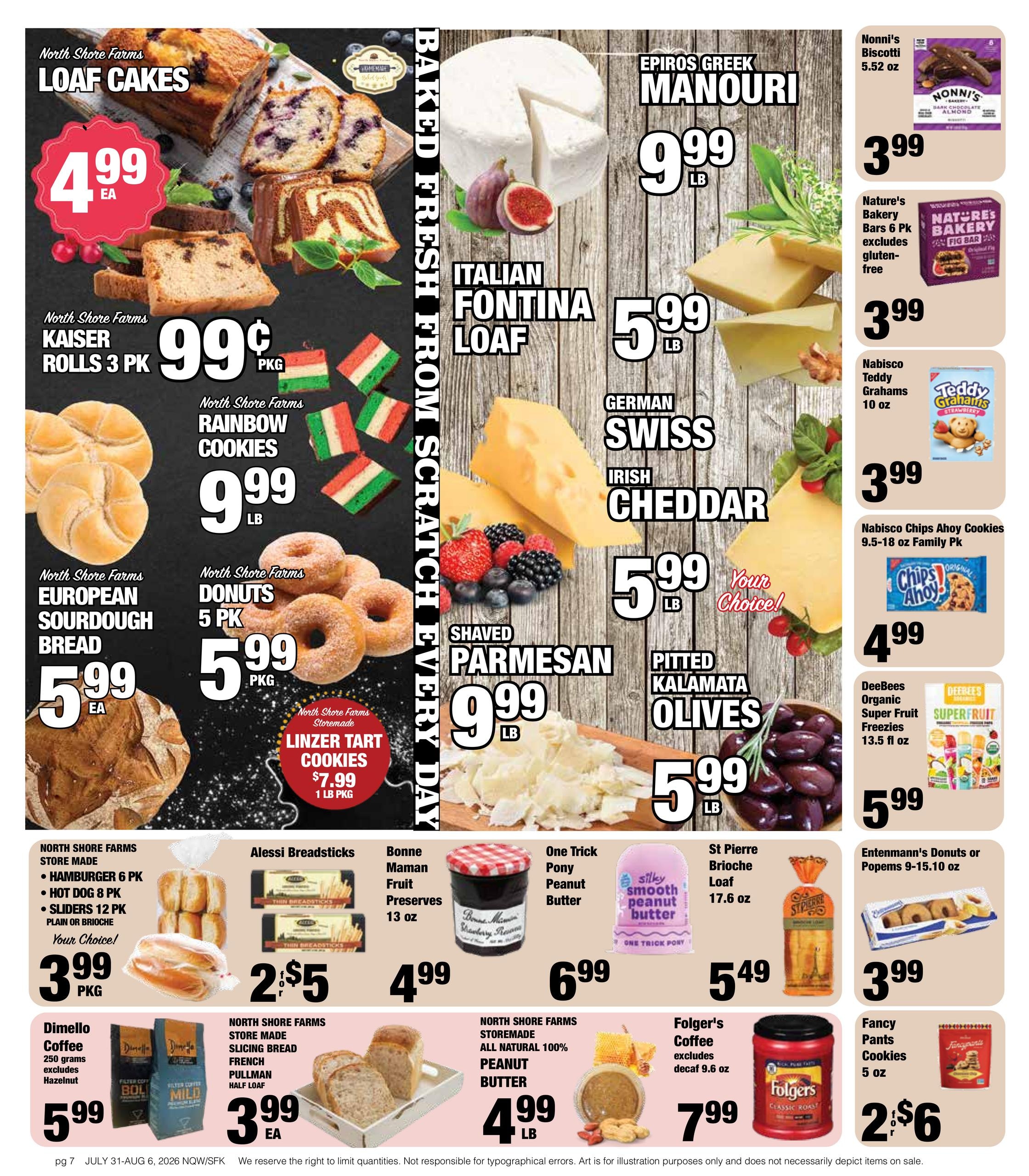 North Shore Farms Weekly Ad July 31 - August 6, 2026