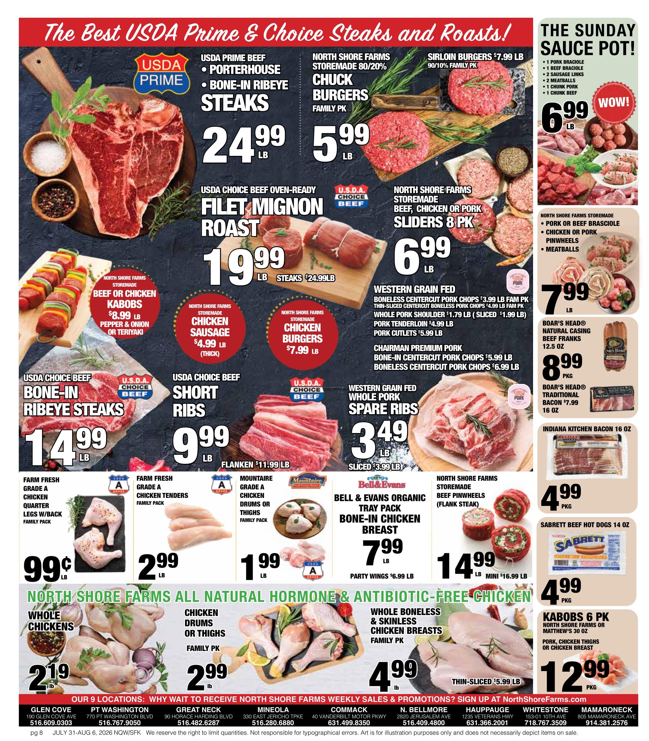 North Shore Farms Weekly Ad July 31 - August 6, 2026