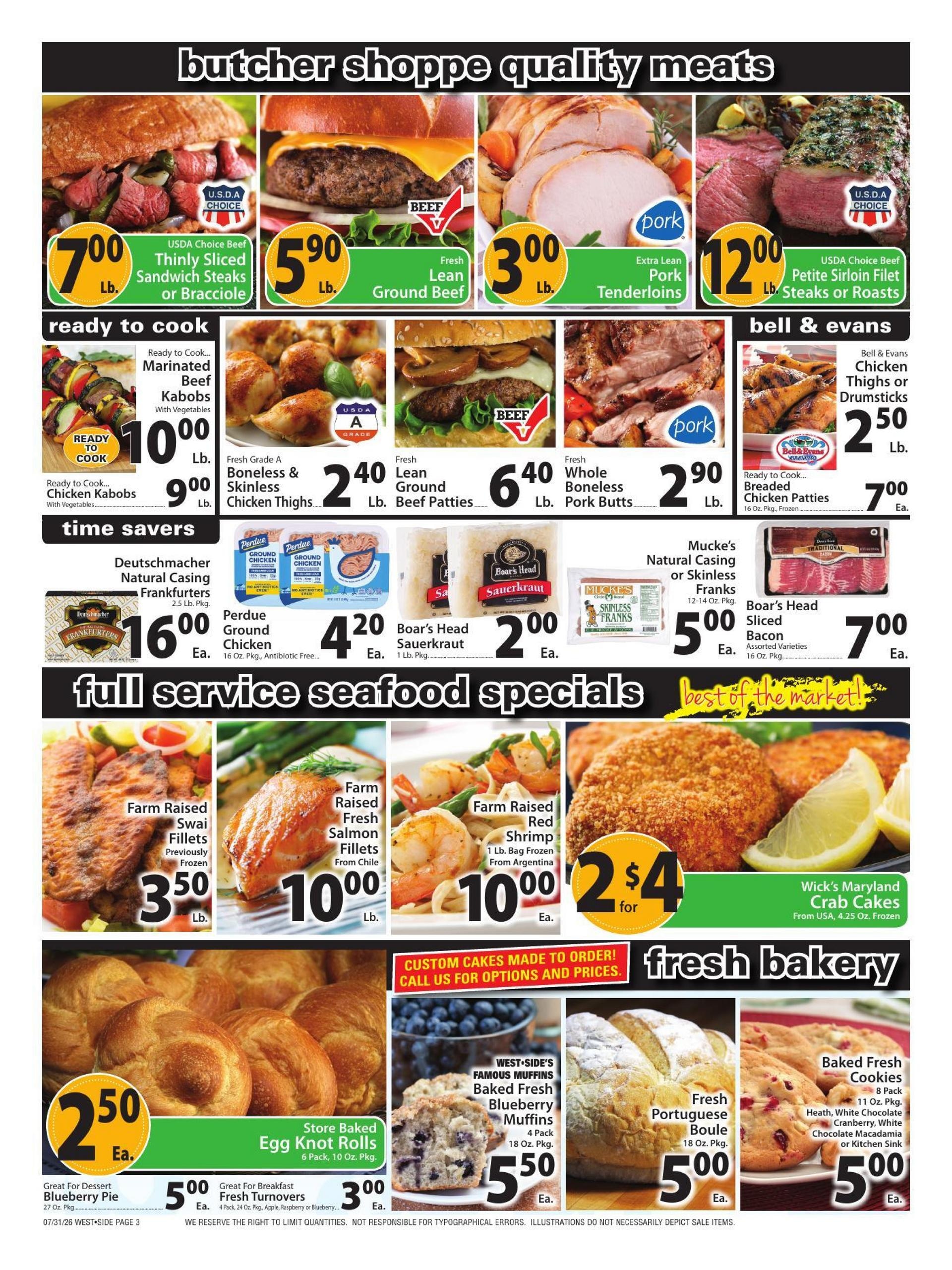 West Side Marketplace Weekly Ad July 31 - August 6, 2026