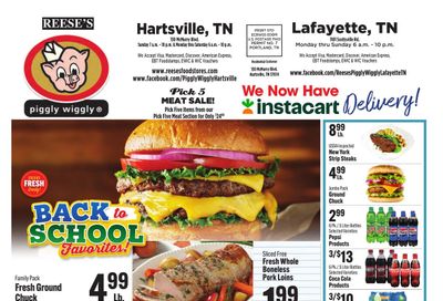 Reese's Food Store Piggly Wiggly Weekly Ad August 3 - 9, 2026