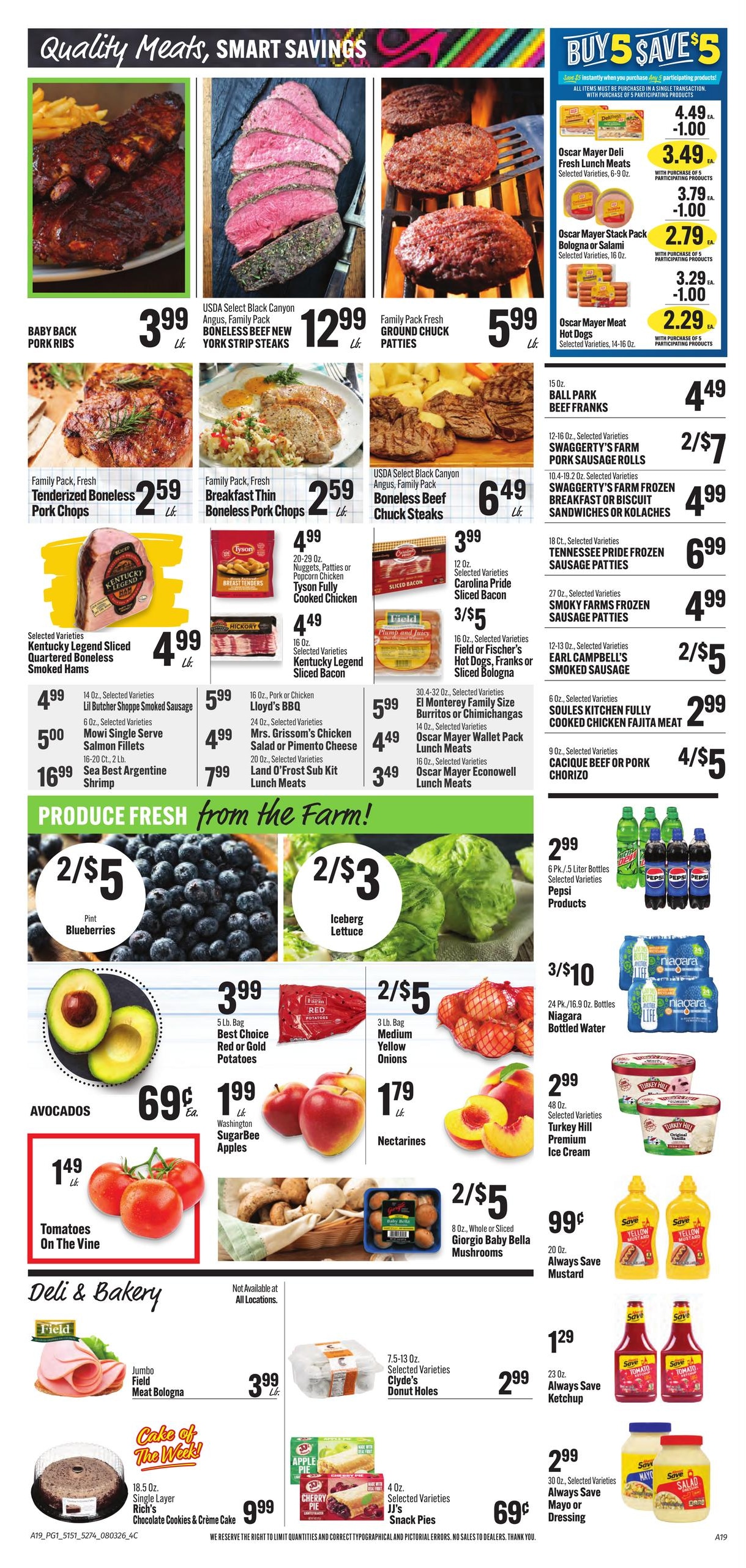 Reese's Food Store Piggly Wiggly Weekly Ad August 3 - 9, 2026