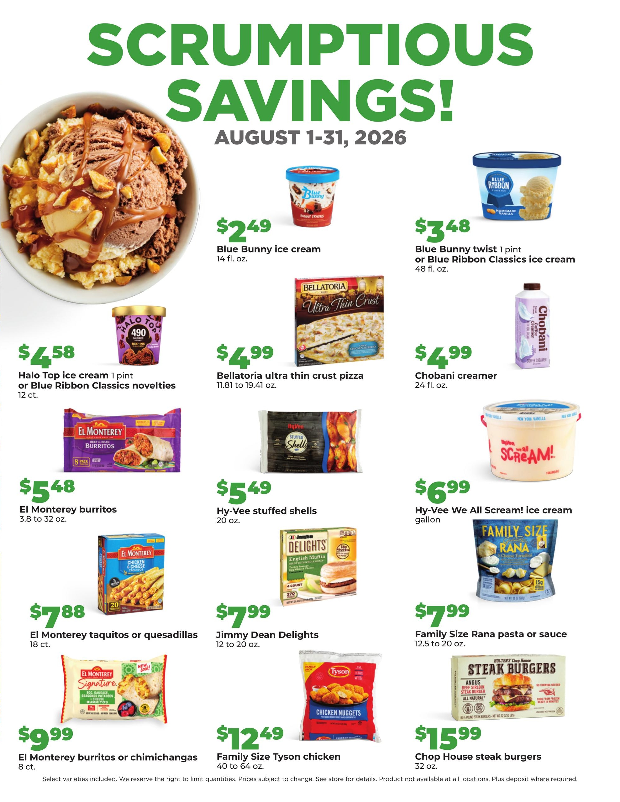 Hy-Vee (IA, IL) Weekly Ad August 1 - 31, 2026