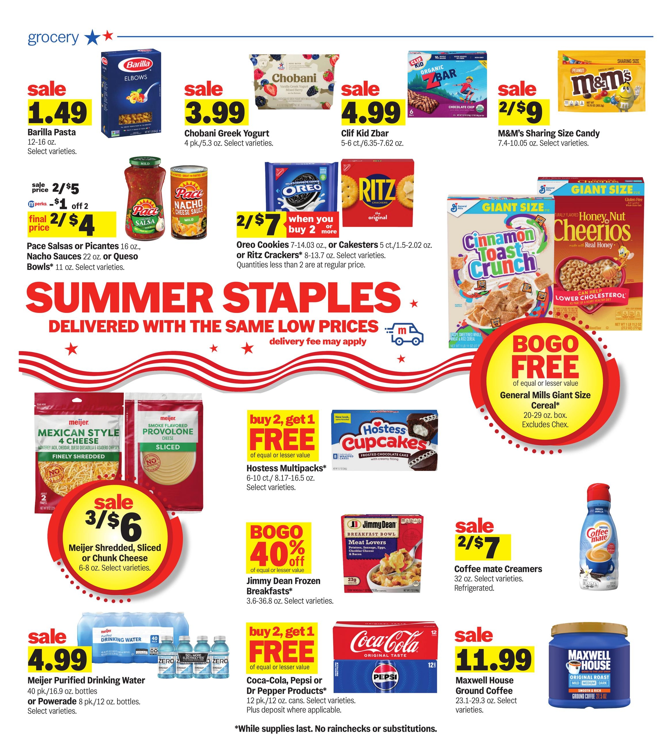 Meijer Weekly Ad August 5 - 11, 2026