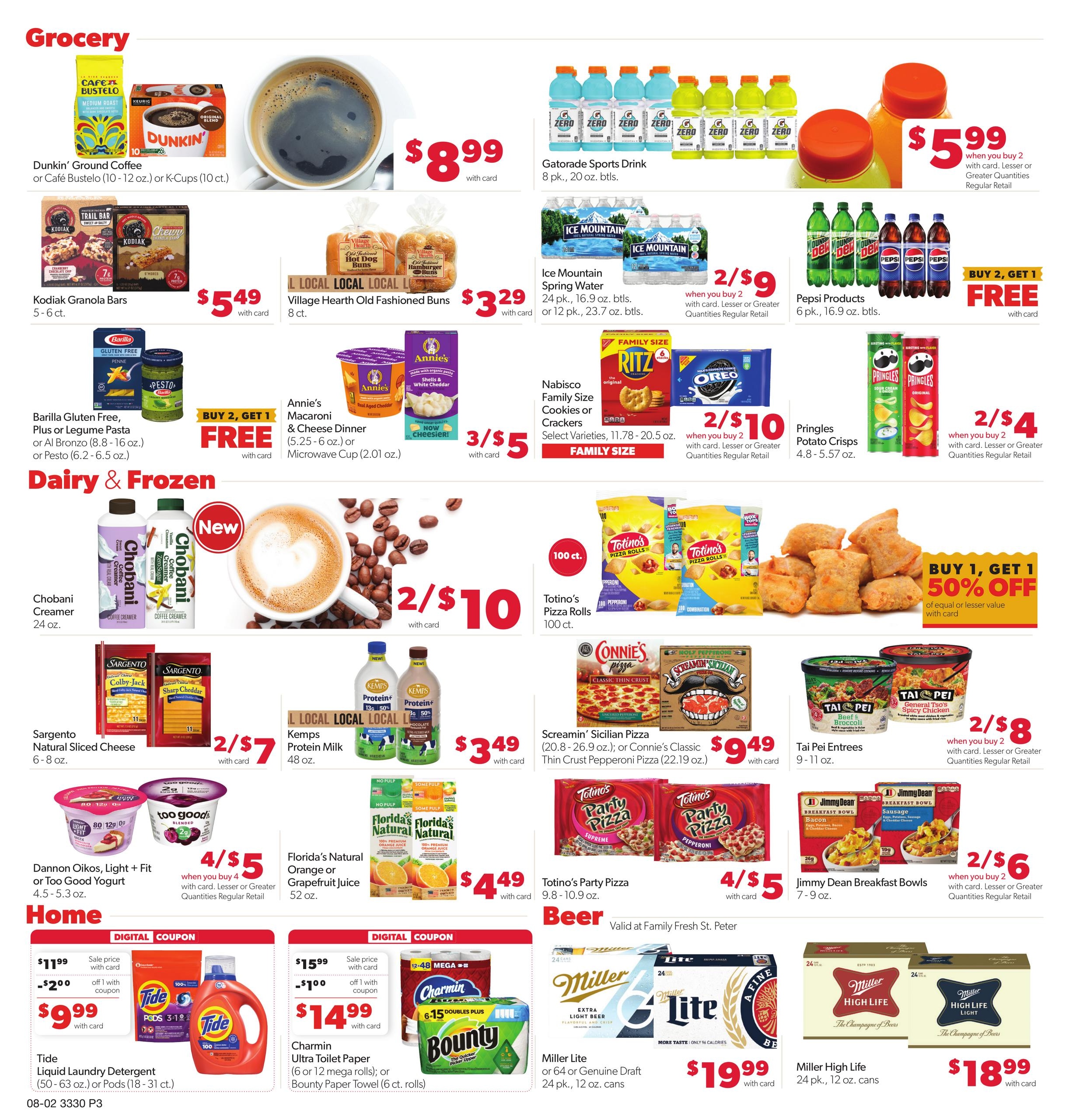 Family Fresh Weekly Ad August 2 - 8, 2026