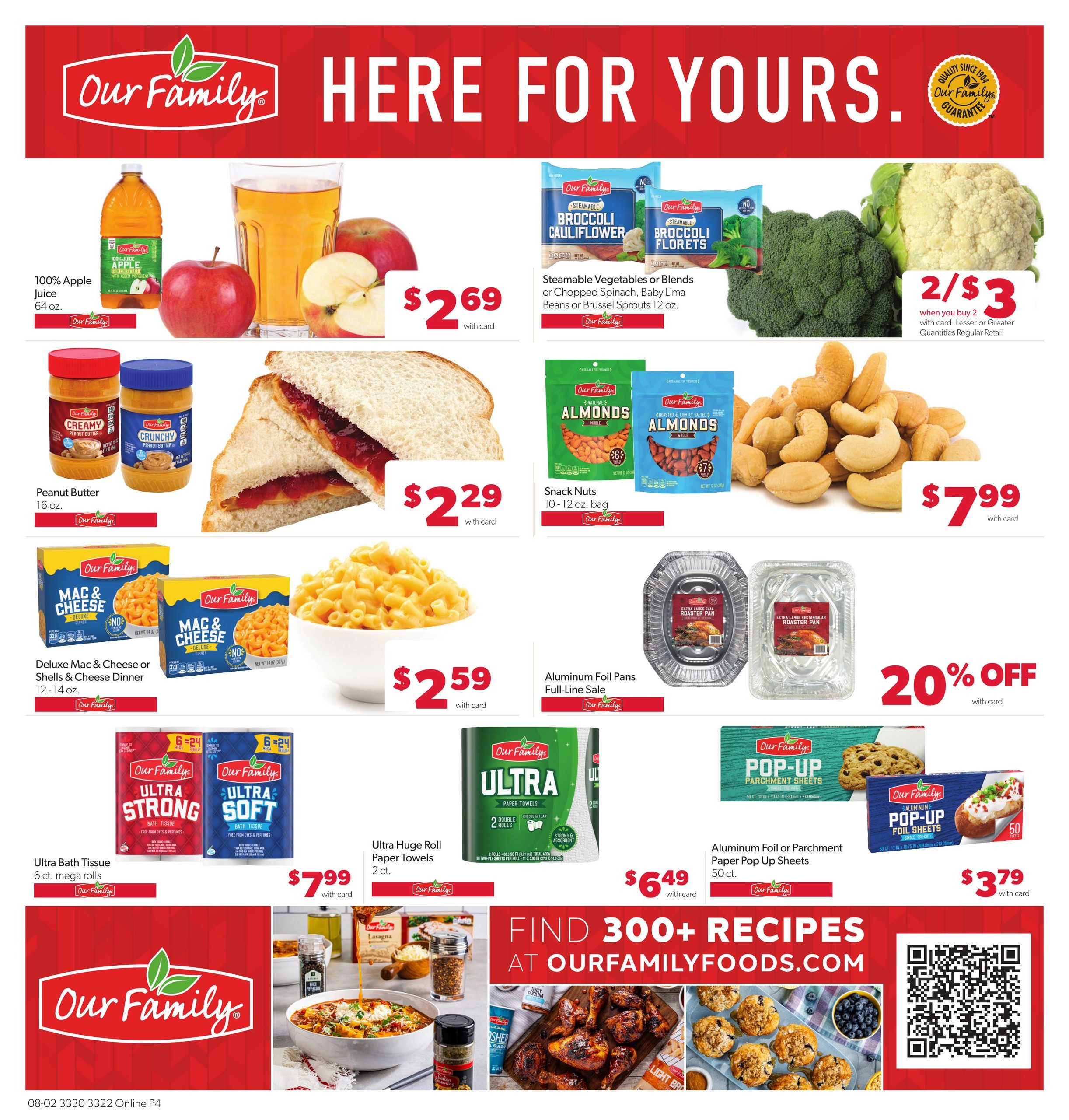 Family Fresh (Madelia Area, MN) Weekly Ad August 2 - 8, 2026