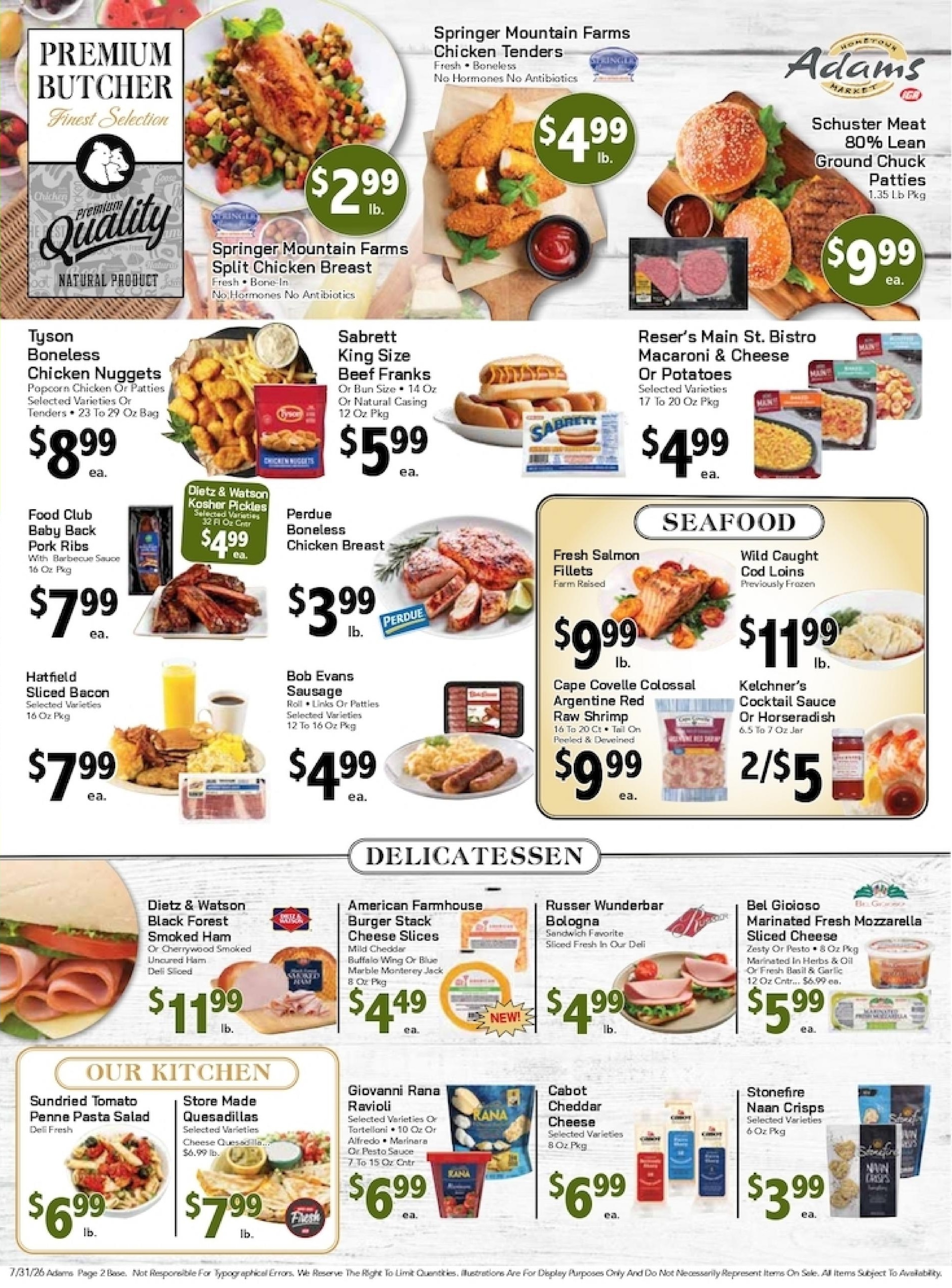Tri-Town Foods Weekly Ad July 31 - August 6, 2026