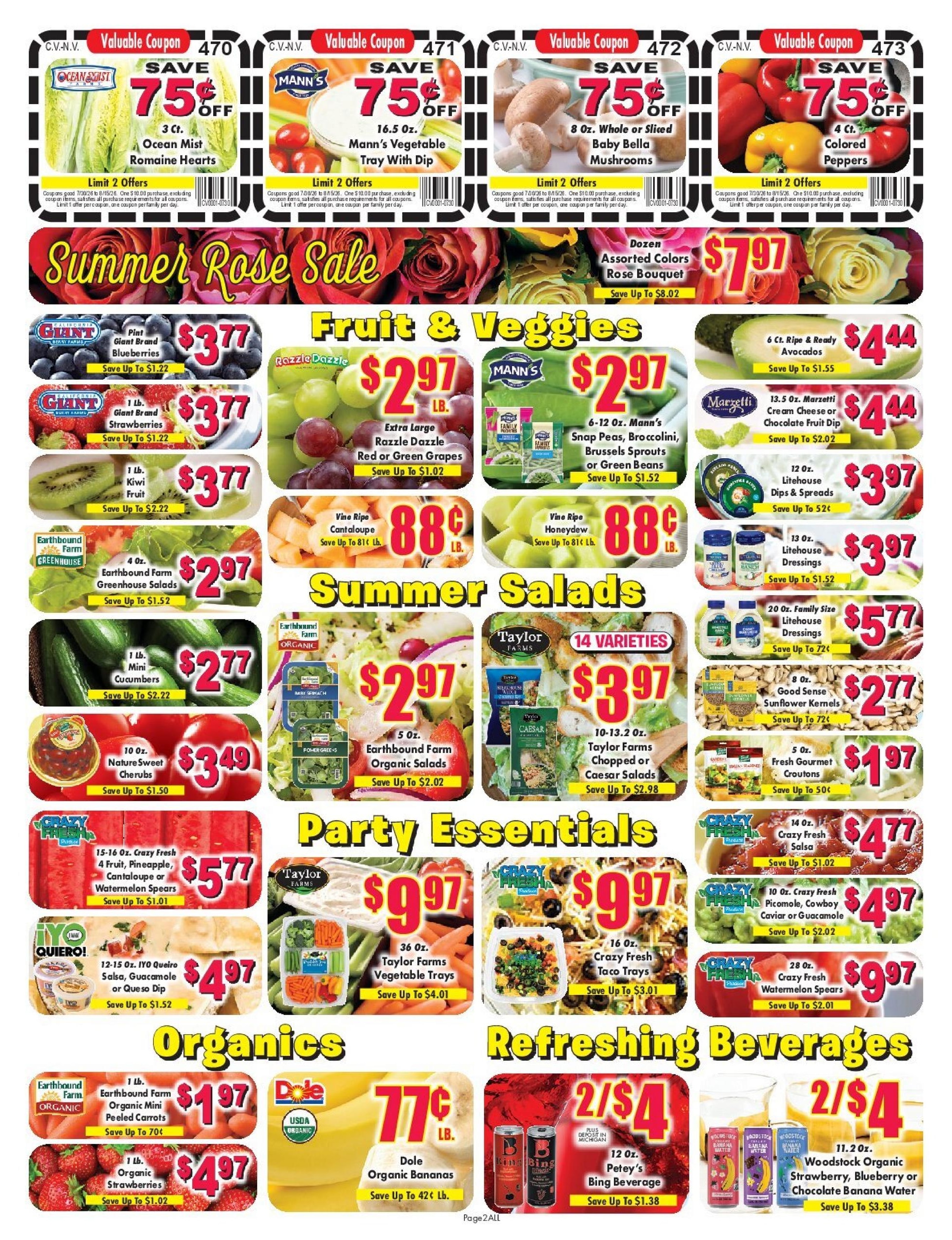 Super One Foods Weekly Ad July 30 - August 15, 2026