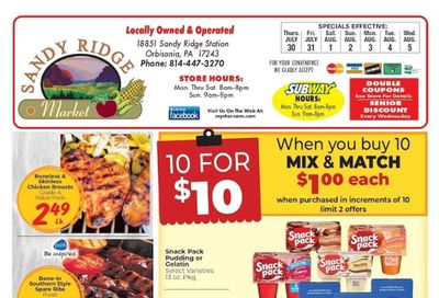 Sandy Ridge Market IGA Weekly Ad July 30 - August 5, 2026