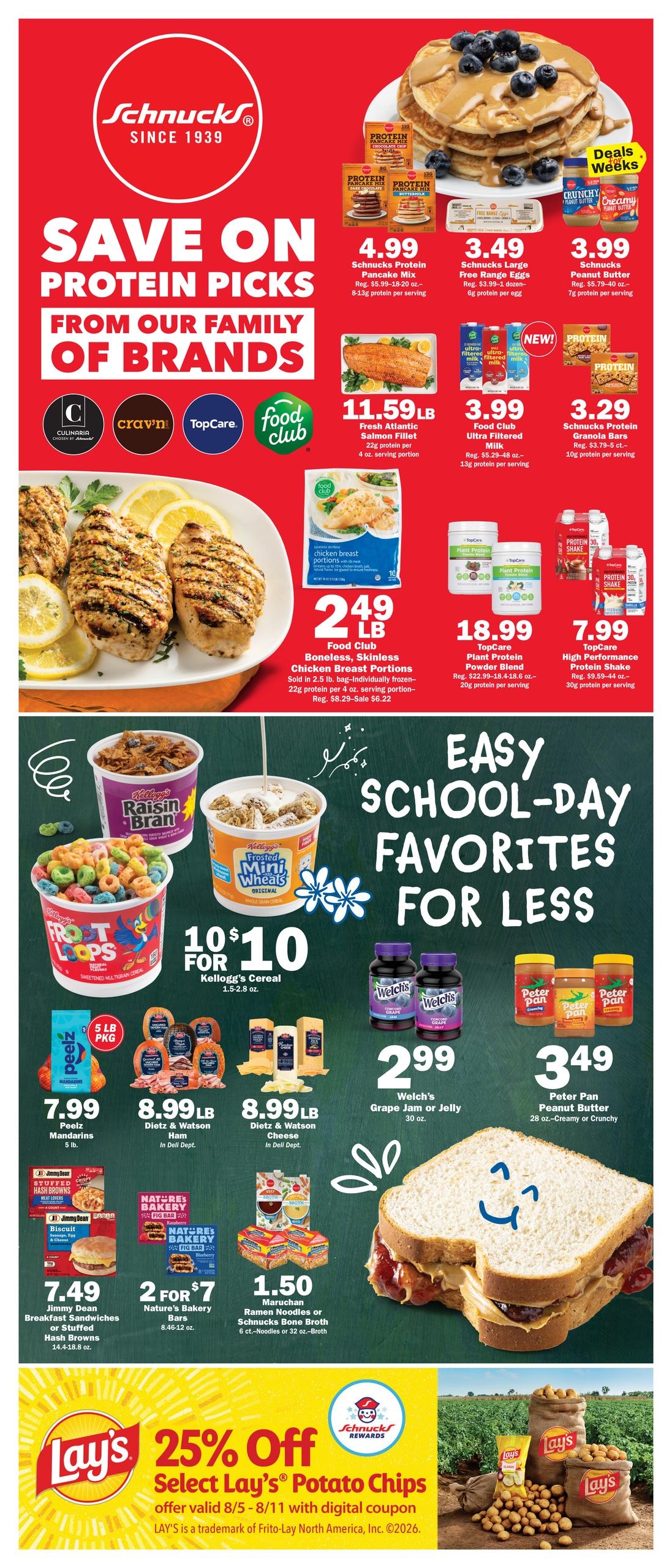 Schnucks (Centralia–Irvington Area, IL) Weekly Print Weekly Ad August 5 - 11, 2026