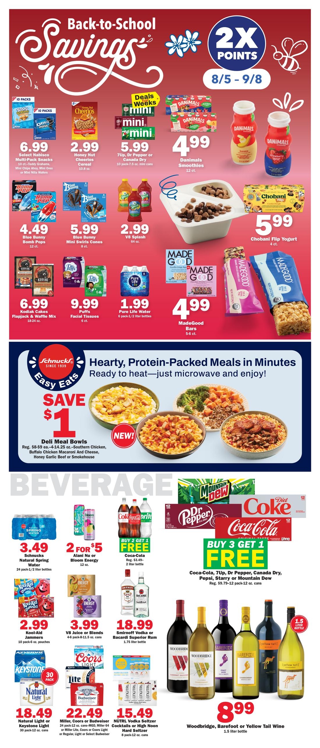 Schnucks (Centralia–Irvington Area, IL) Weekly Print Weekly Ad August 5 - 11, 2026