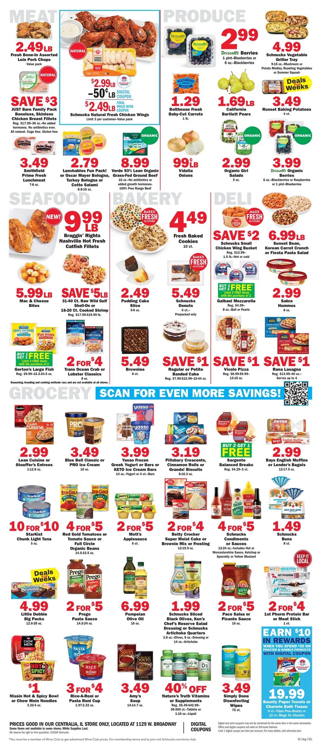 Schnucks (Centralia–Irvington Area, IL) Weekly Print Weekly Ad August 5 - 11, 2026