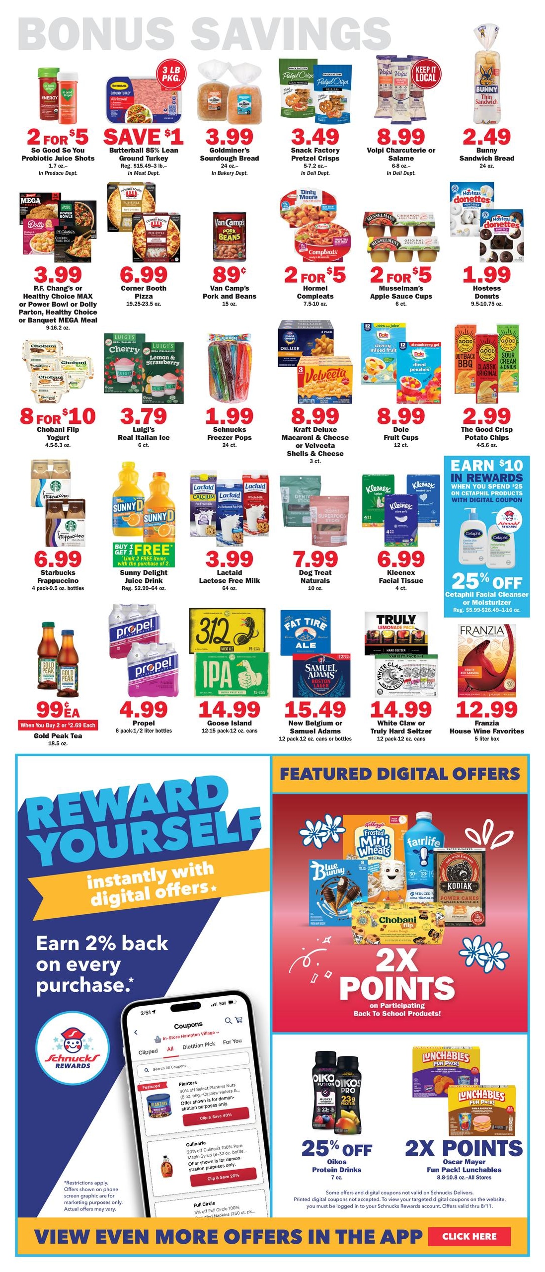 Schnucks (Centralia–Irvington Area, IL) Weekly Print Weekly Ad August 5 - 11, 2026