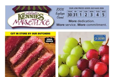 Kennie's Markets Weekly Ad July 30 - August 5, 2026