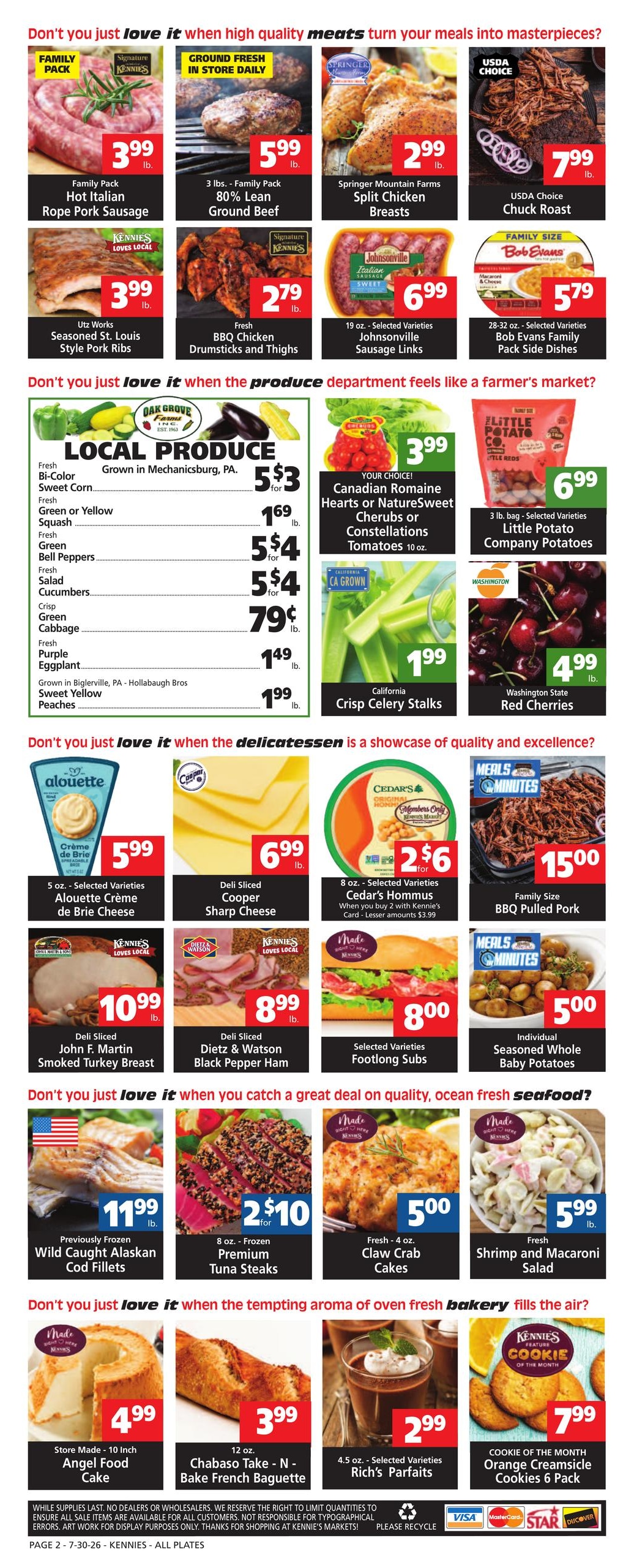 Kennie's Markets Weekly Ad July 30 - August 5, 2026