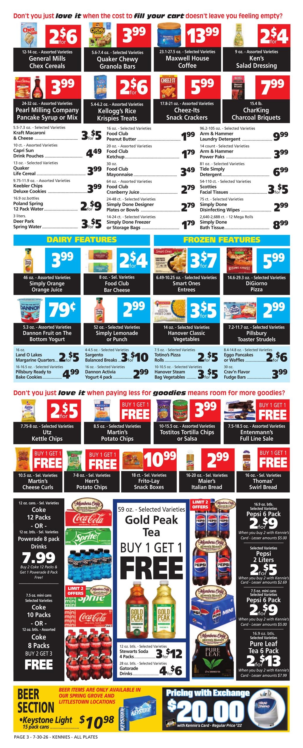 Kennie's Markets Weekly Ad July 30 - August 5, 2026