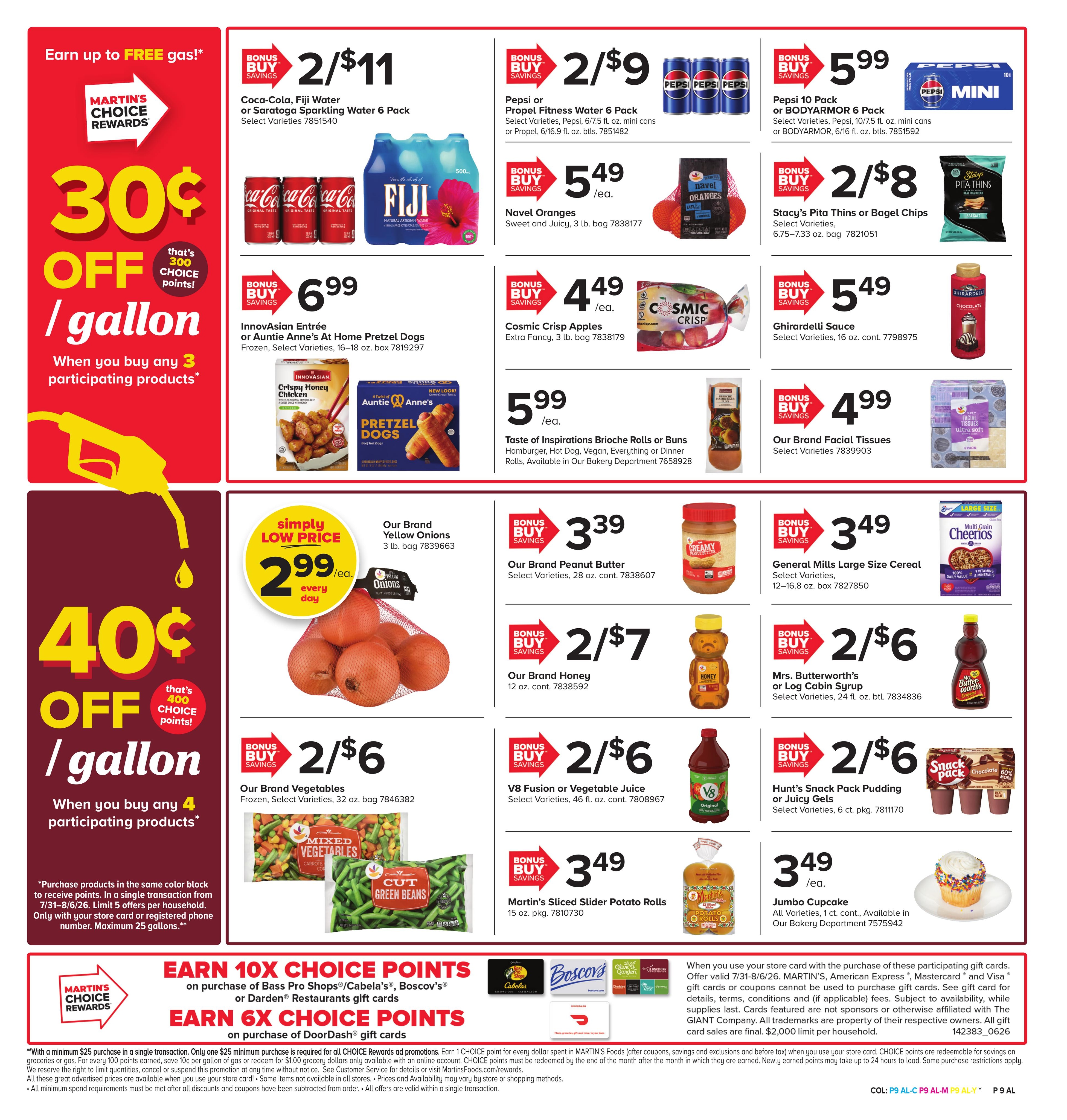 Martin's Food Market (Chambersburg Area, PA) Weekly Ad July 31 - August 6, 2026