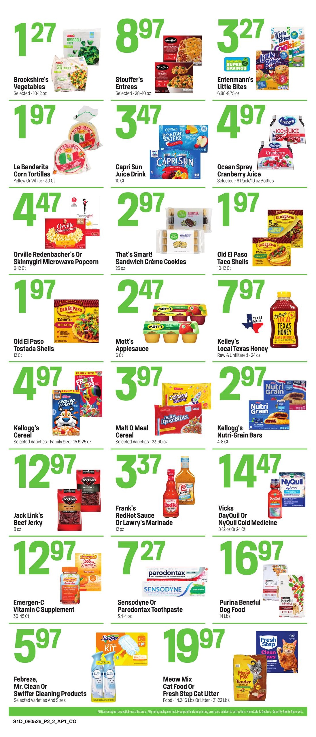 Super 1 Foods & Discount Pharmacy Hot Sheet Weekly Weekly Ad August 5 - 11, 2026