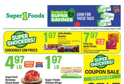 Super 1 Foods & Discount Pharmacy Weekly Ad August 5 - 11, 2026