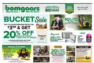 Bomgaars Weekly Ad August 5 - 10, 2026