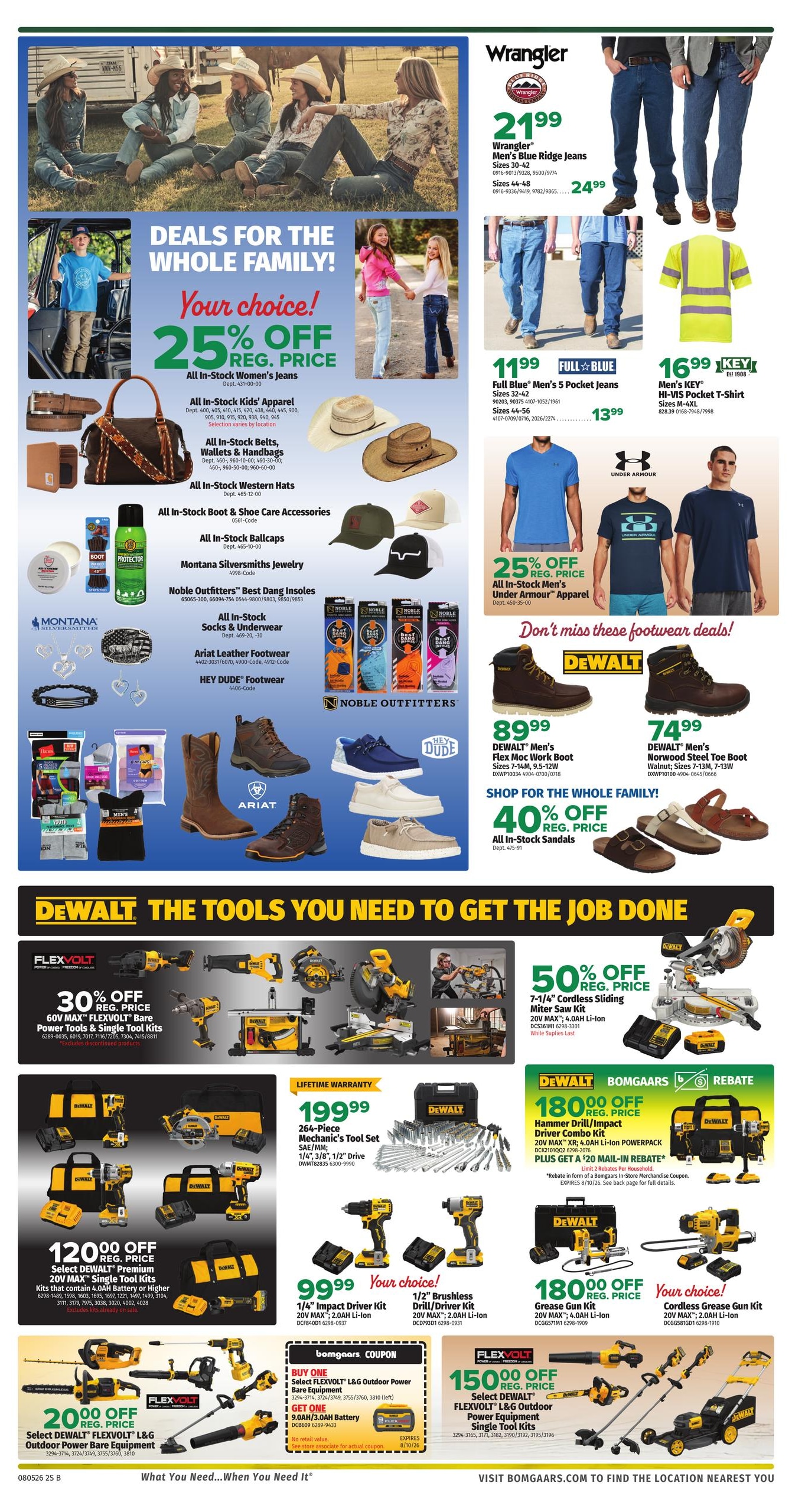 Bomgaars Weekly Ad August 5 - 10, 2026
