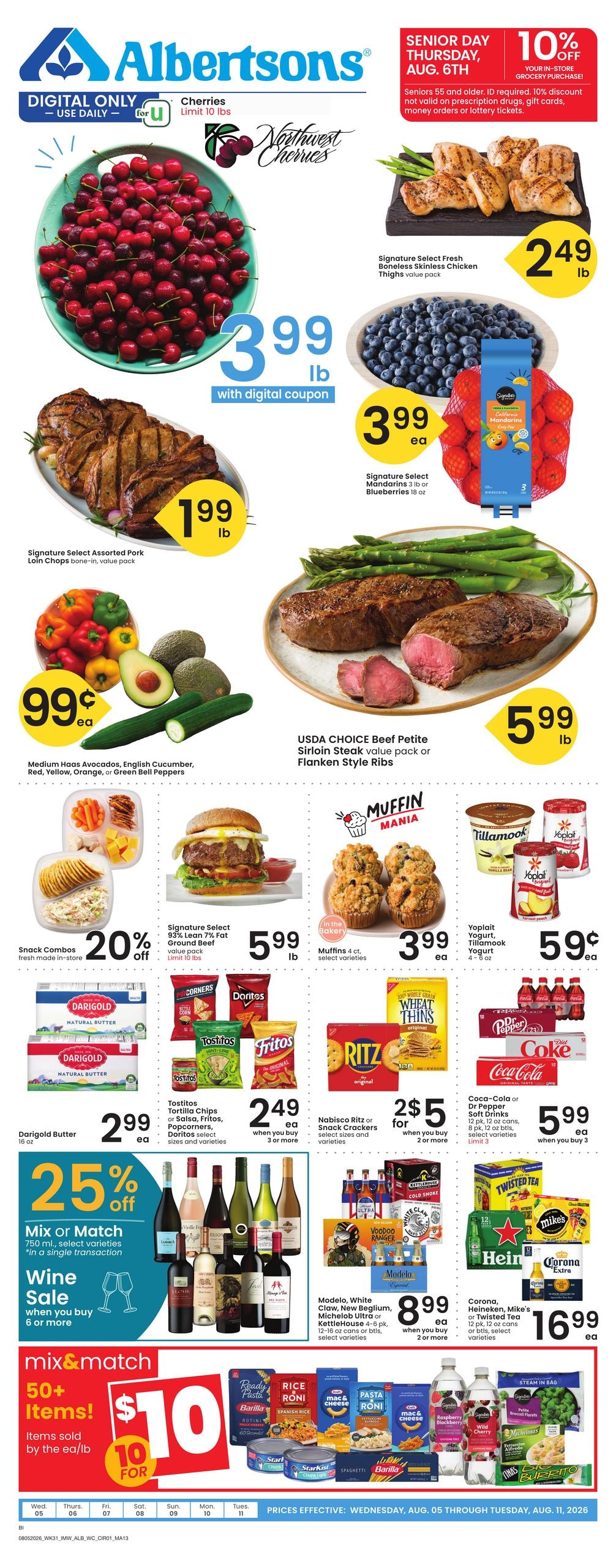 Albertsons (Billings Area, MT) Weekly Ad August 5 - 11, 2026