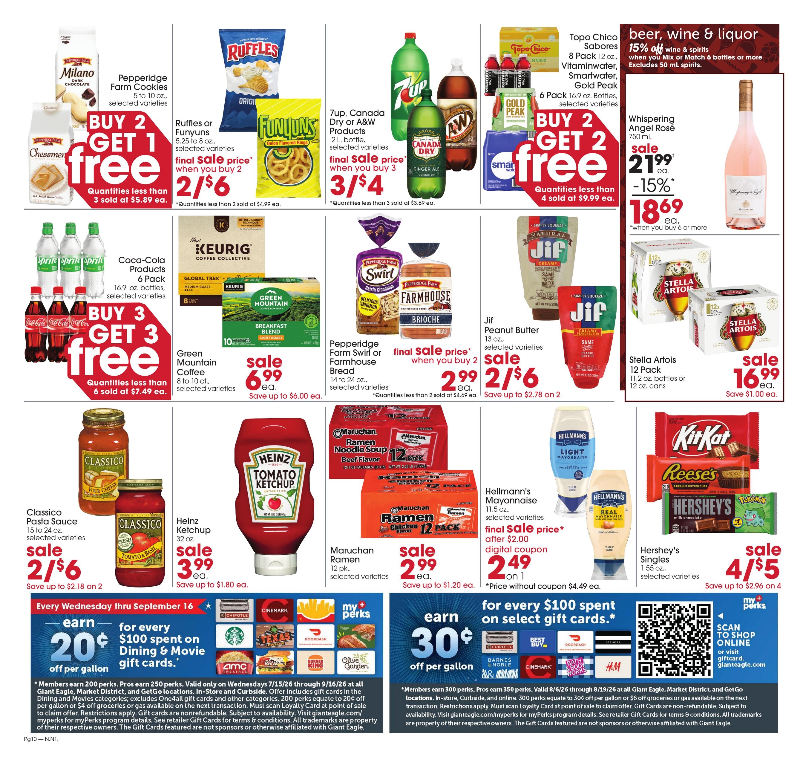 Giant Eagle (Carmel–Fishers Area, IN) Weekly Ad August 6 - 12, 2026