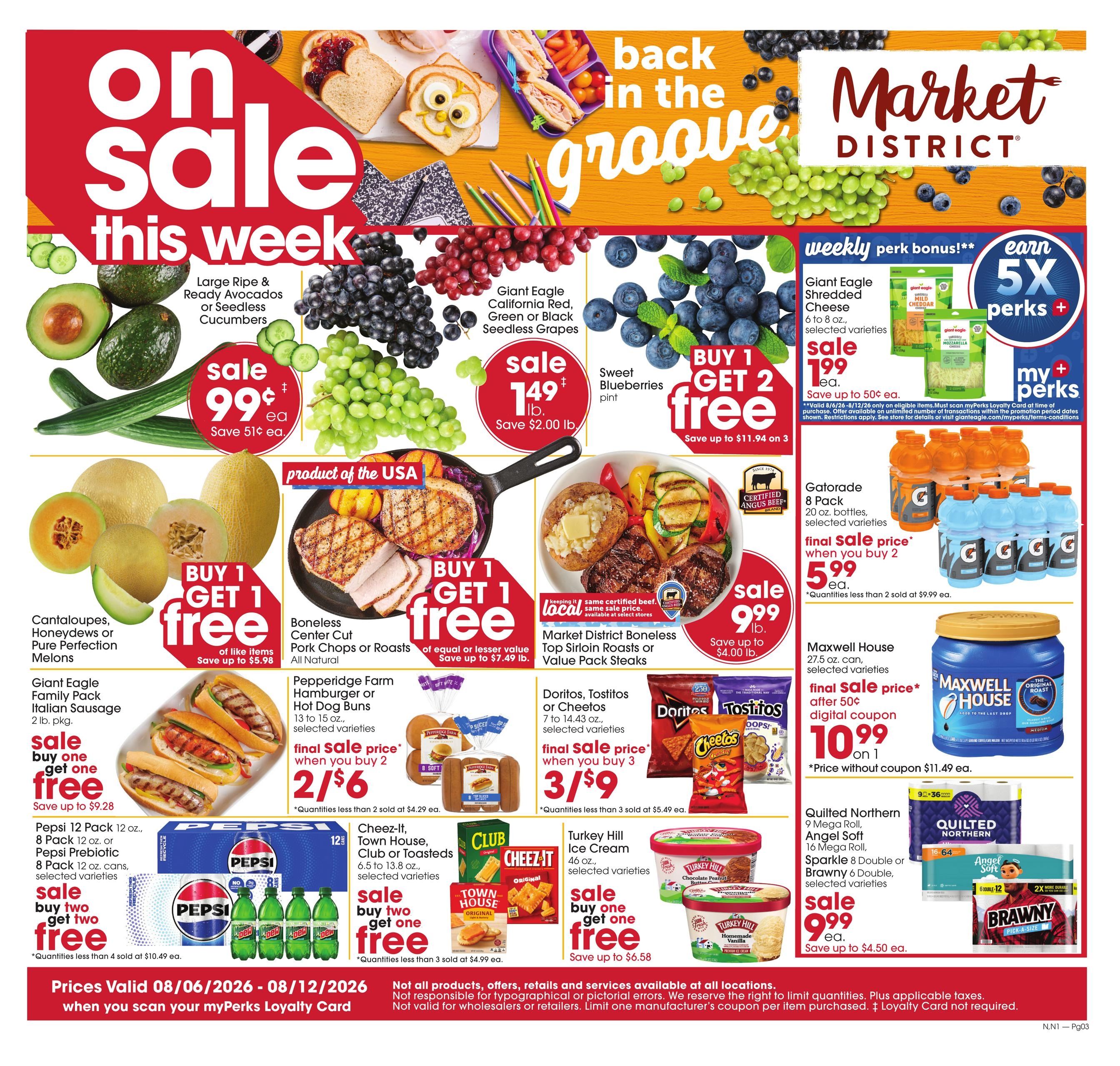 Giant Eagle (Carmel–Fishers Area, IN) Weekly Ad August 6 - 12, 2026