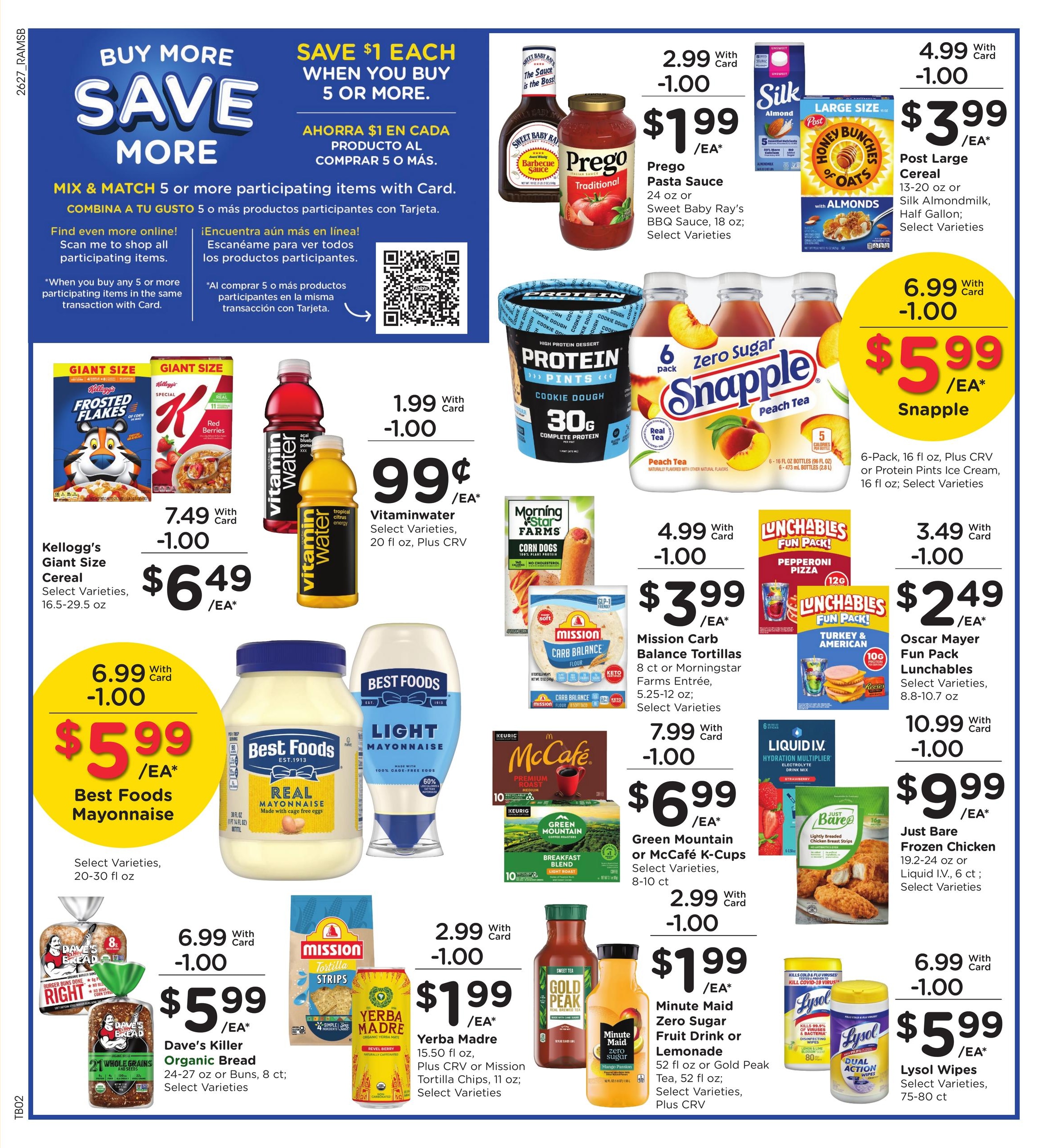 Ralphs (Burbank–Glendale Area, CA) Weekly Ad August 5 - 11, 2026