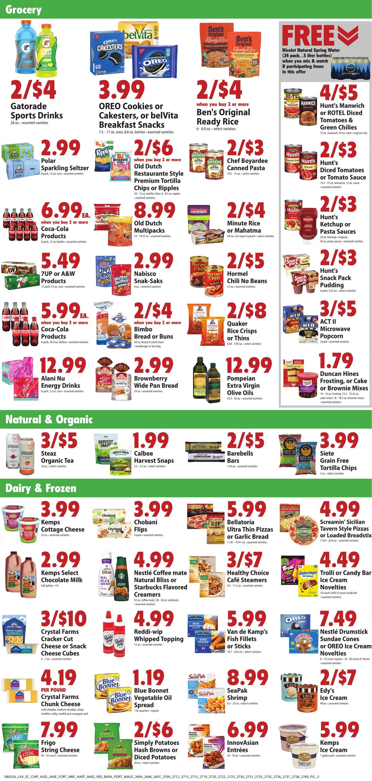 Festival Foods (WI) Weekly Ad (organic) Weekly Ad August 5 - 11, 2026