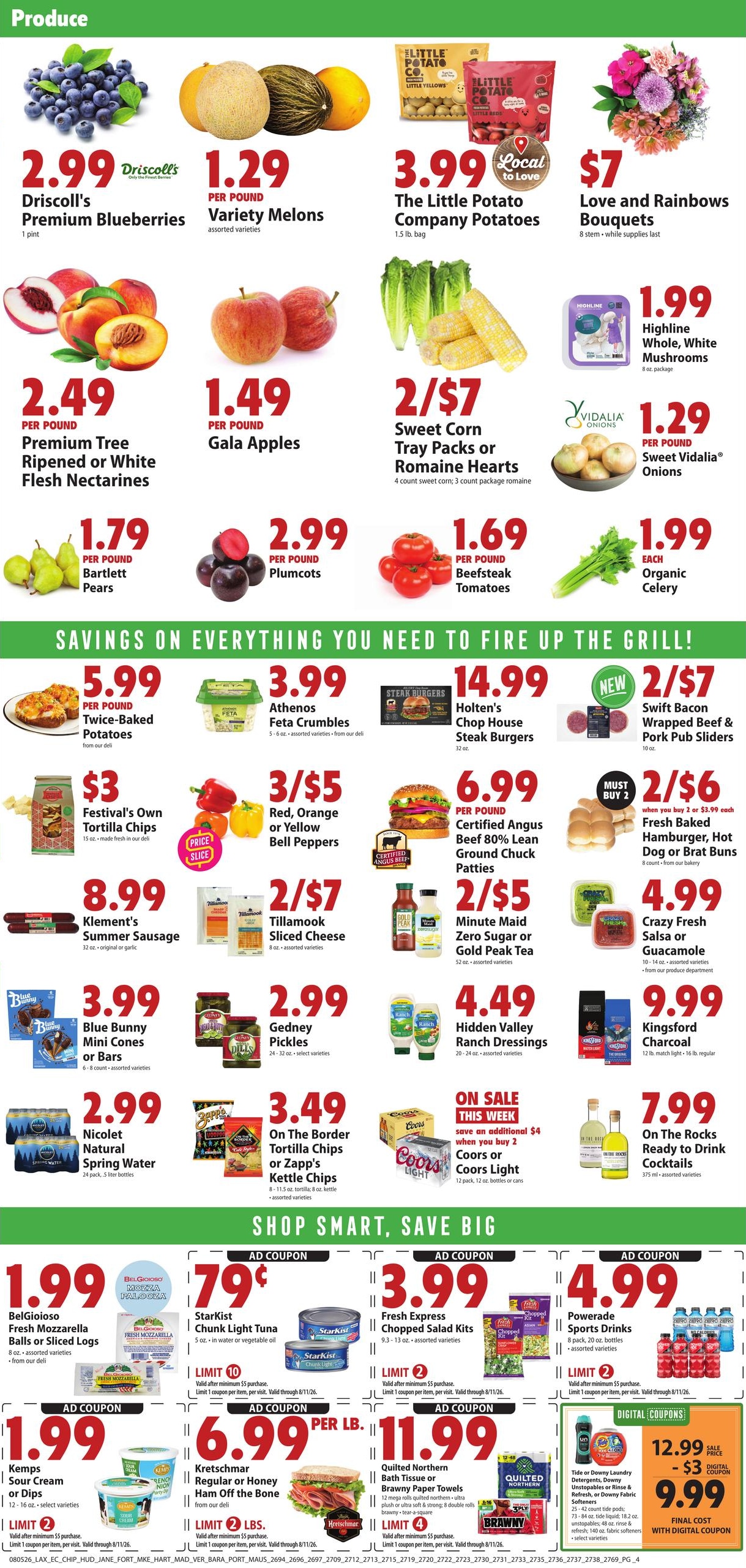 Festival Foods (WI) Weekly Ad (organic) Weekly Ad August 5 - 11, 2026