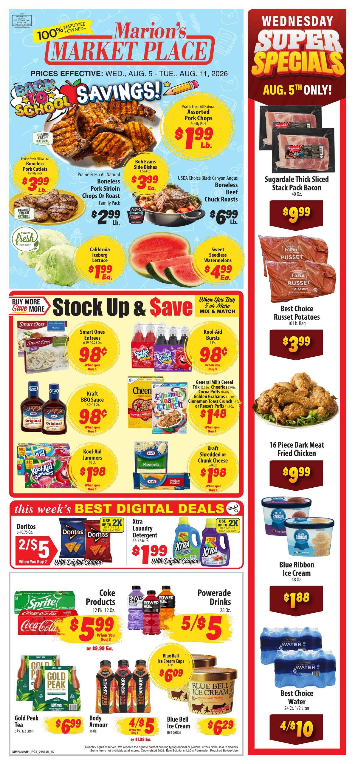 Market Place (Memphis–West Memphis Area, AR–TN) Weekly Ad August 5 - 11, 2026