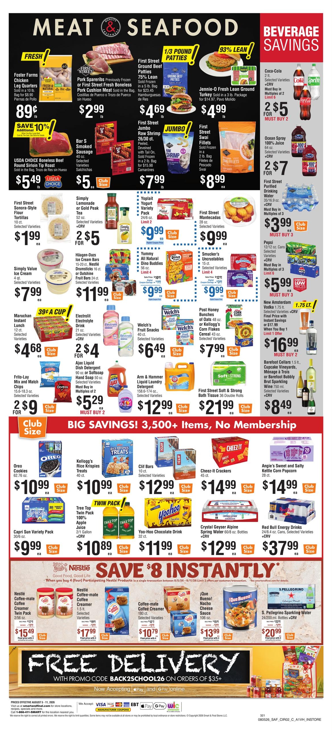 Smart & Final Weekly Ad August 5 - 11, 2026
