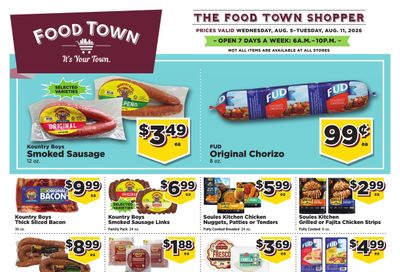 Food Town Texas foodtowntexas Weekly Ad August 5 - 11, 2026
