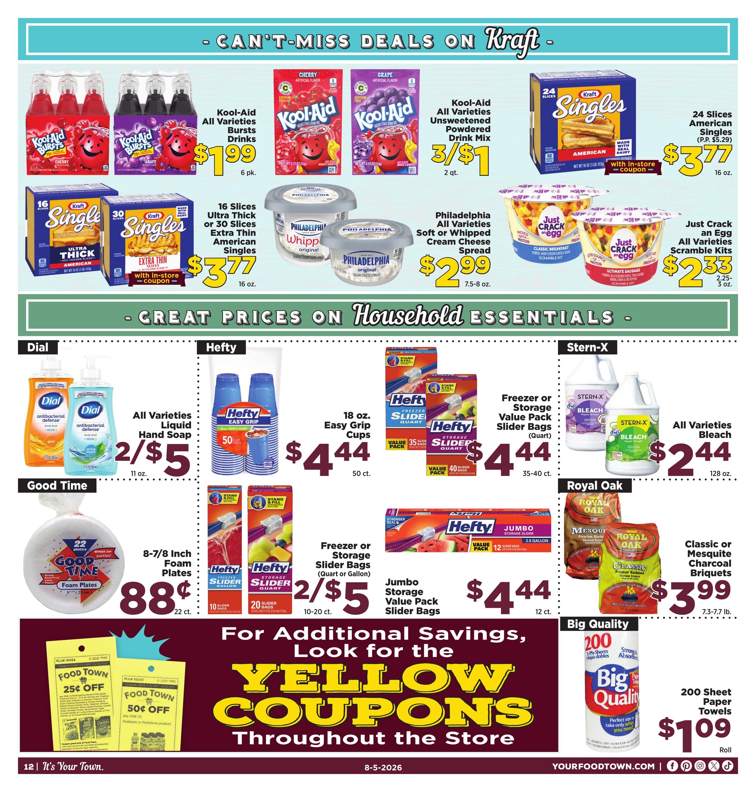 Food Town Texas foodtowntexas Weekly Ad August 5 - 11, 2026