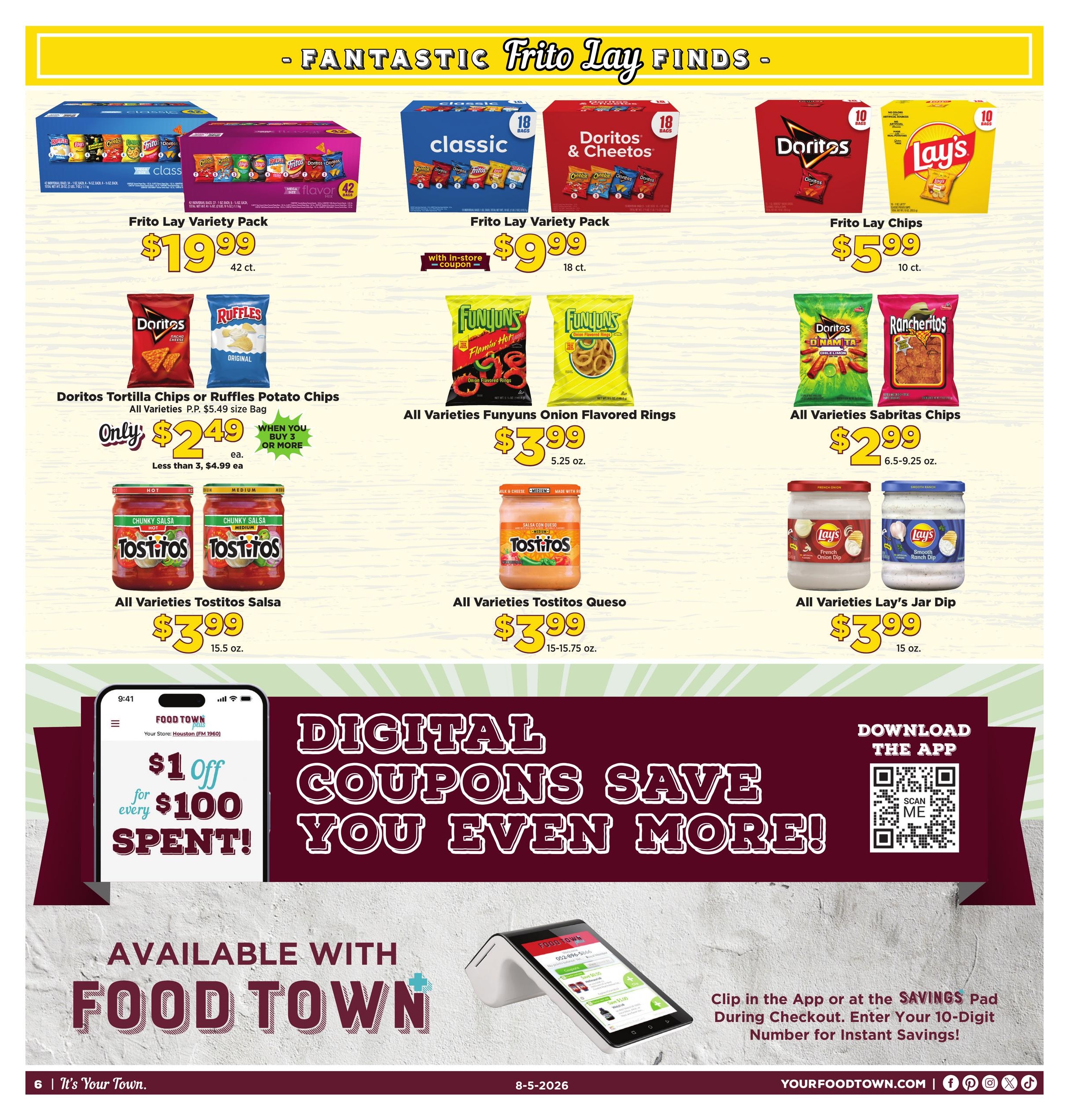 Food Town Texas foodtowntexas Weekly Ad August 5 - 11, 2026