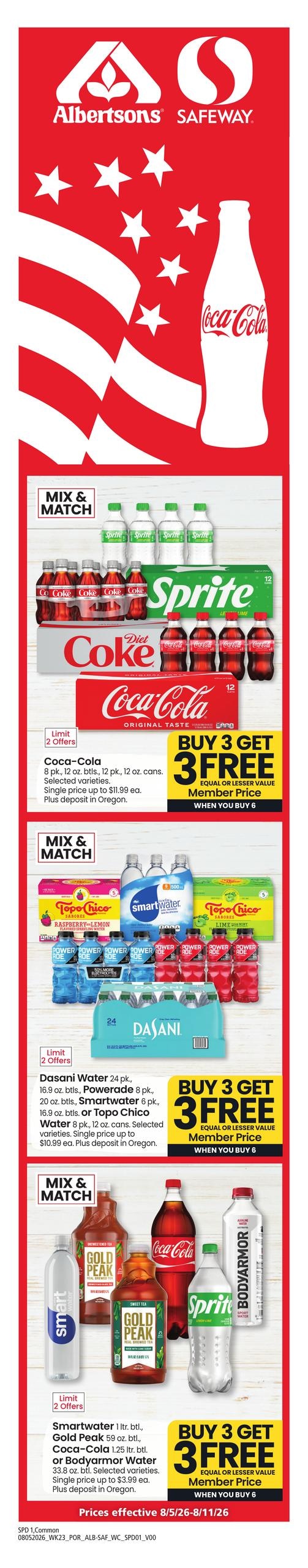 Albertsons (OR) Weekly Ad August 5 - 11, 2026