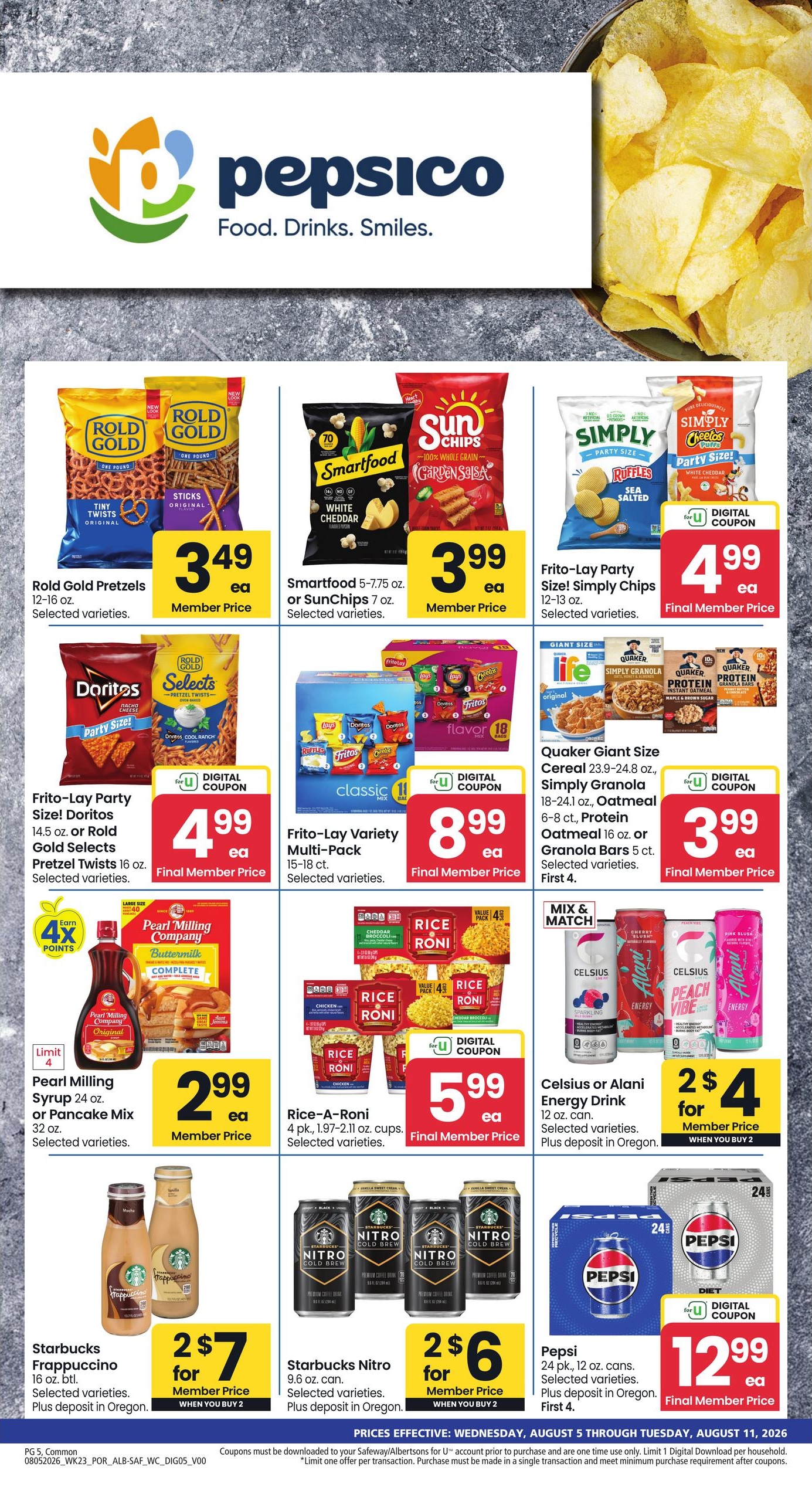 Albertsons (OR) Weekly Ad August 5 - 11, 2026