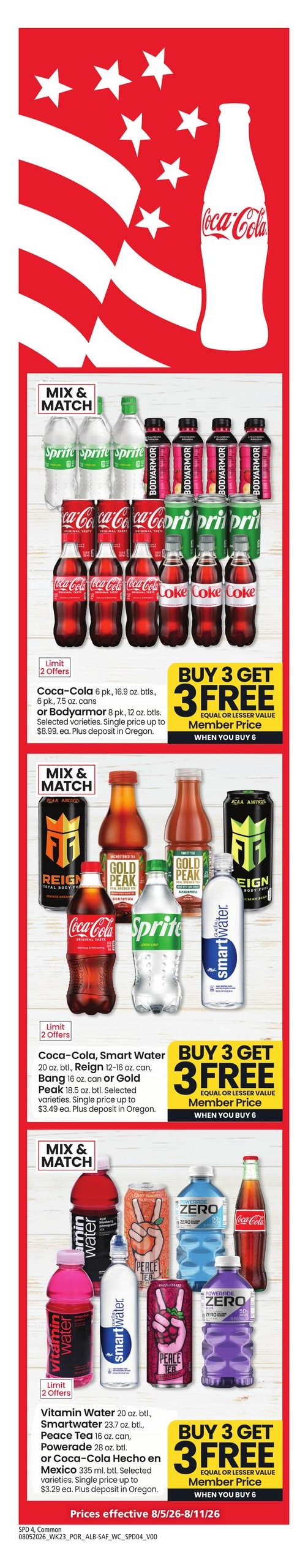 Safeway (Beaverton Area, OR) Weekly Ad August 5 - 11, 2026
