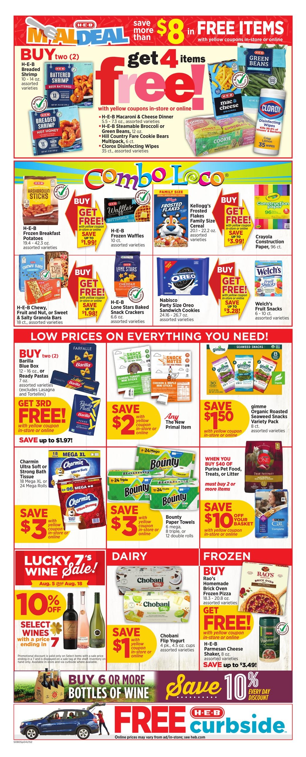 H-E-B (Mesquite–Coppell Area, TX) Weekly Ad August 5 - 11, 2026