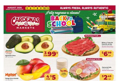 Cardenas Markets (Adelanto Area, CA) Weekly Ad August 5 - 11, 2026