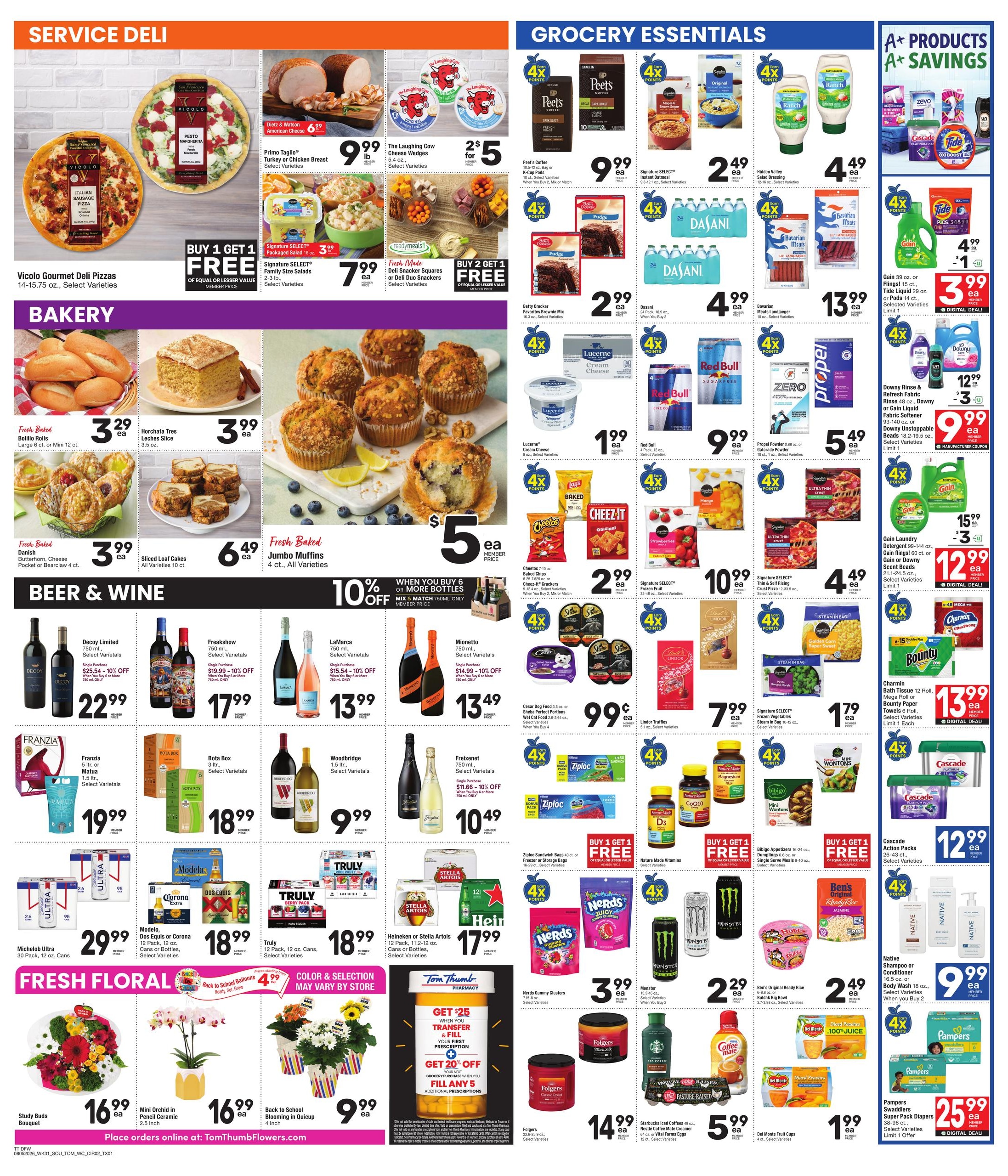 Tom Thumb Weekly Ad August 5 - 11, 2026