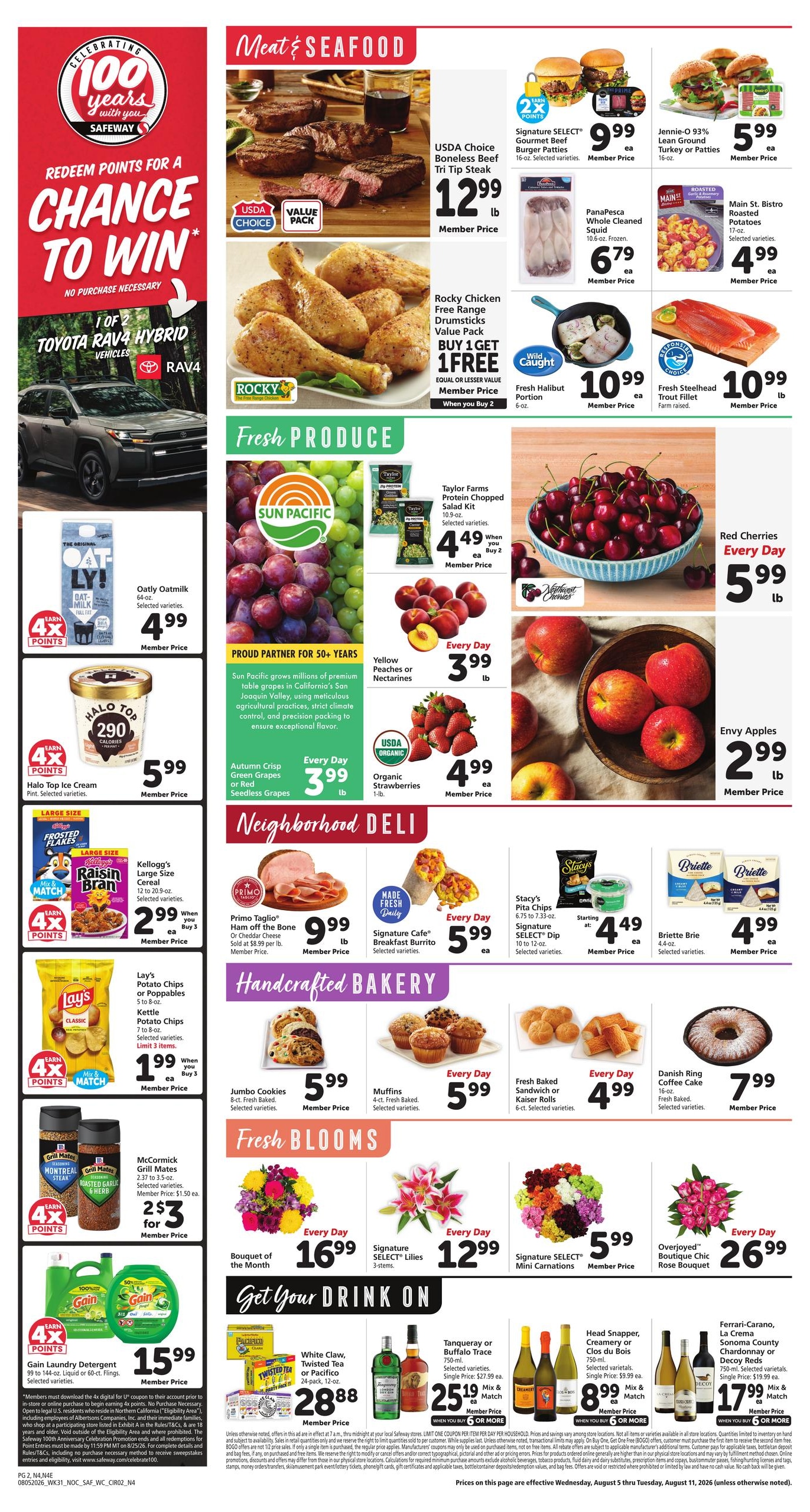 Safeway (Carson City–Sparks Area, CA–NV) Weekly Ad August 5 - 11, 2026