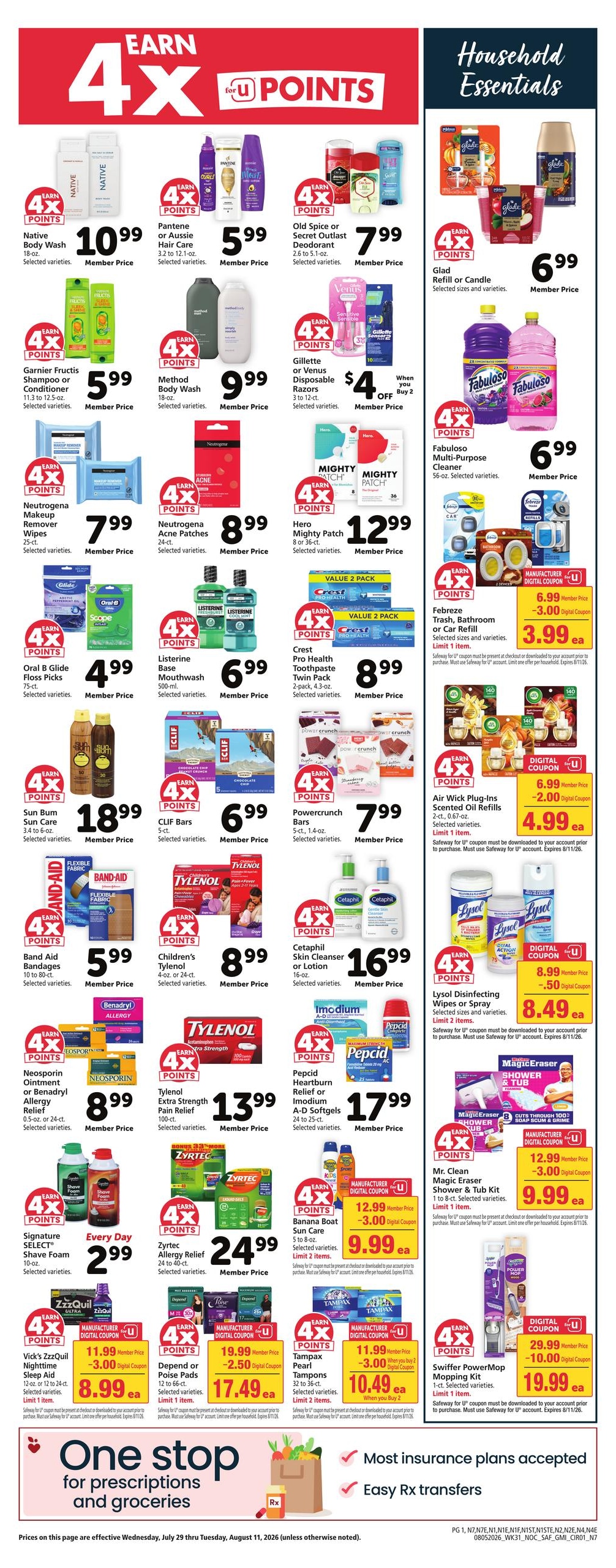 Safeway (Carson City–Sparks Area, CA–NV) Weekly Ad August 5 - 11, 2026