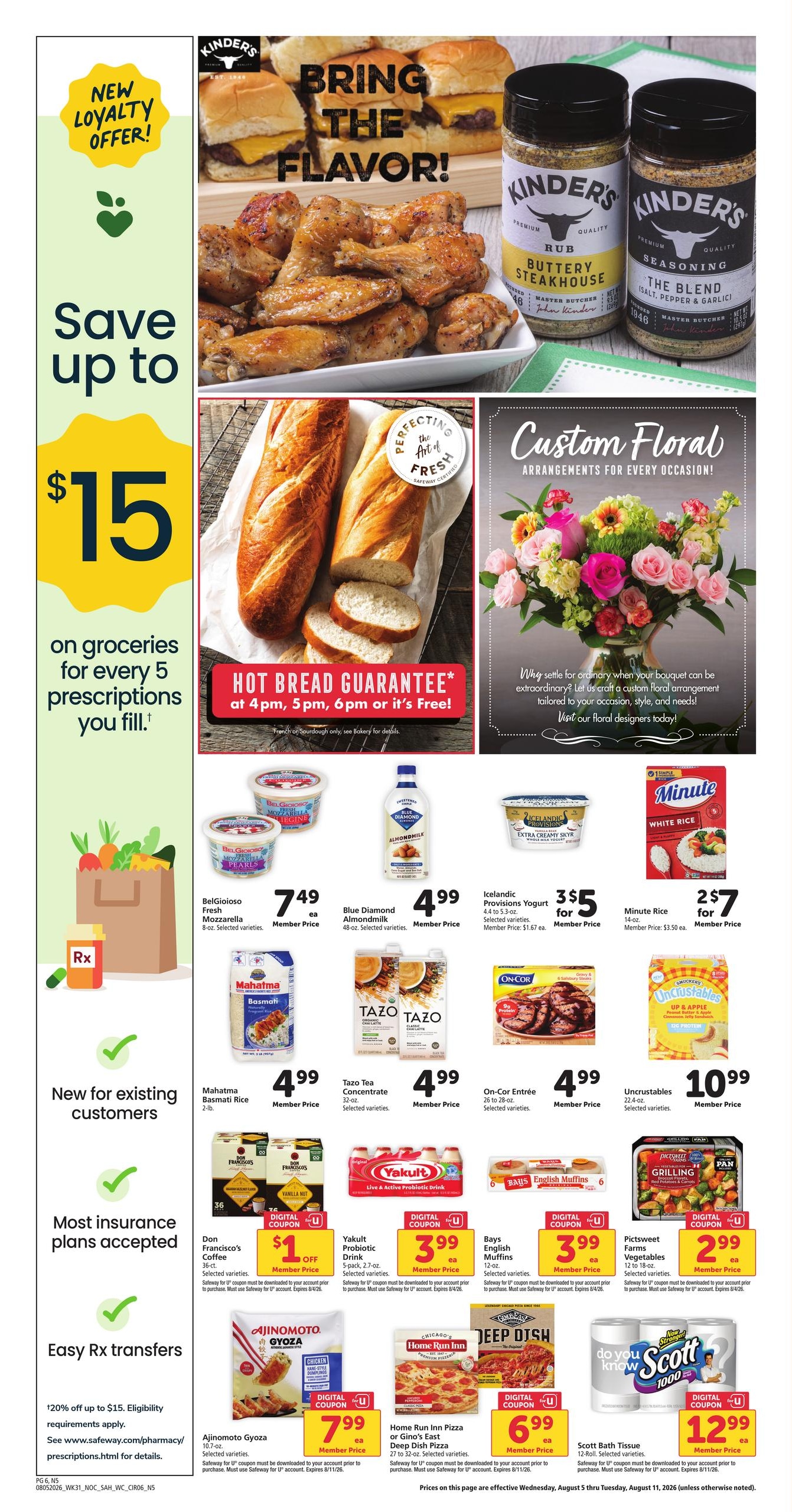 Safeway (Honolulu–Fort Shafter Area, HI) Weekly Ad August 5 - 11, 2026