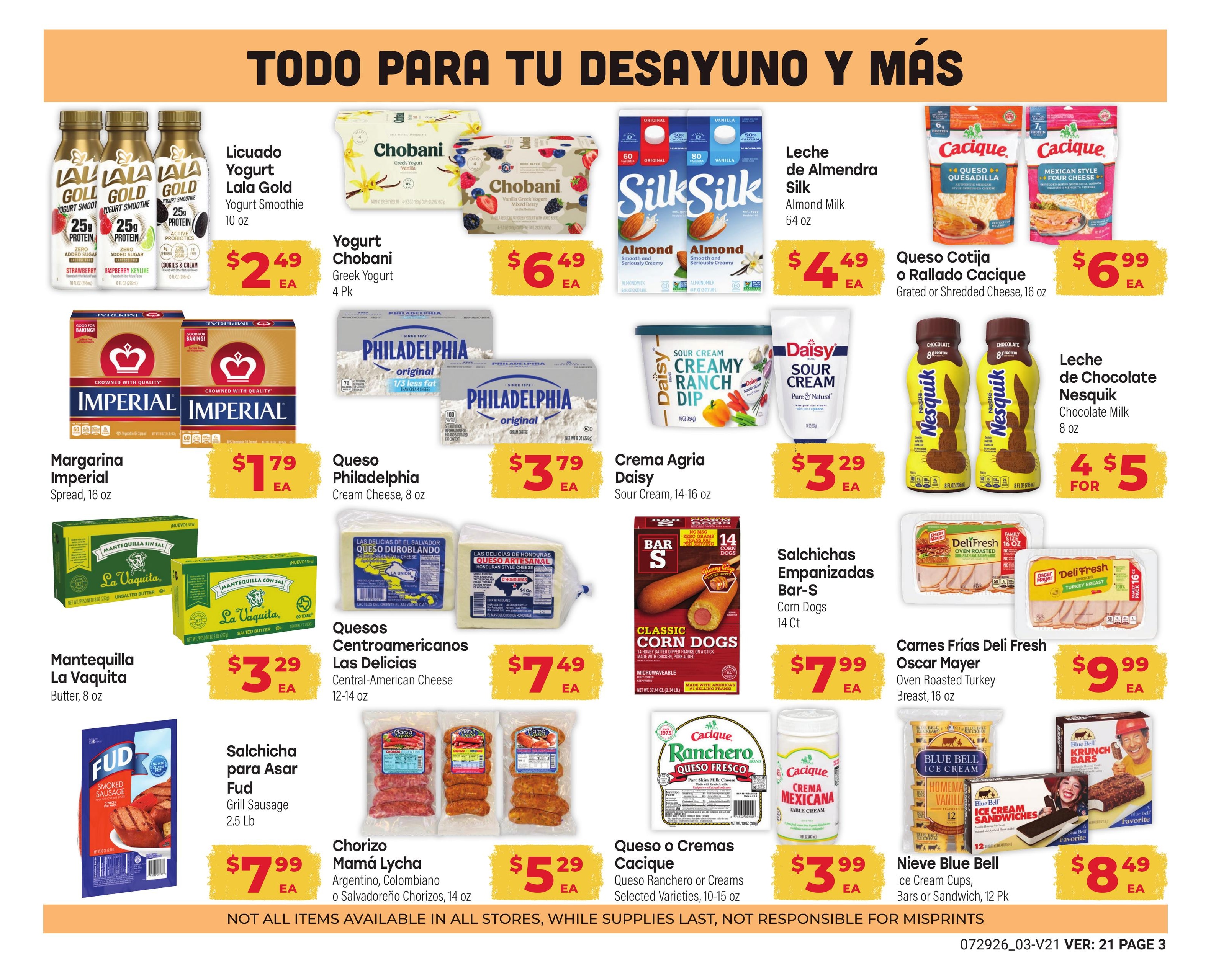 El Rancho Supermercado (Mesquite–Carrollton Area, TX) Weekly Ad July 29 - September 1, 2026