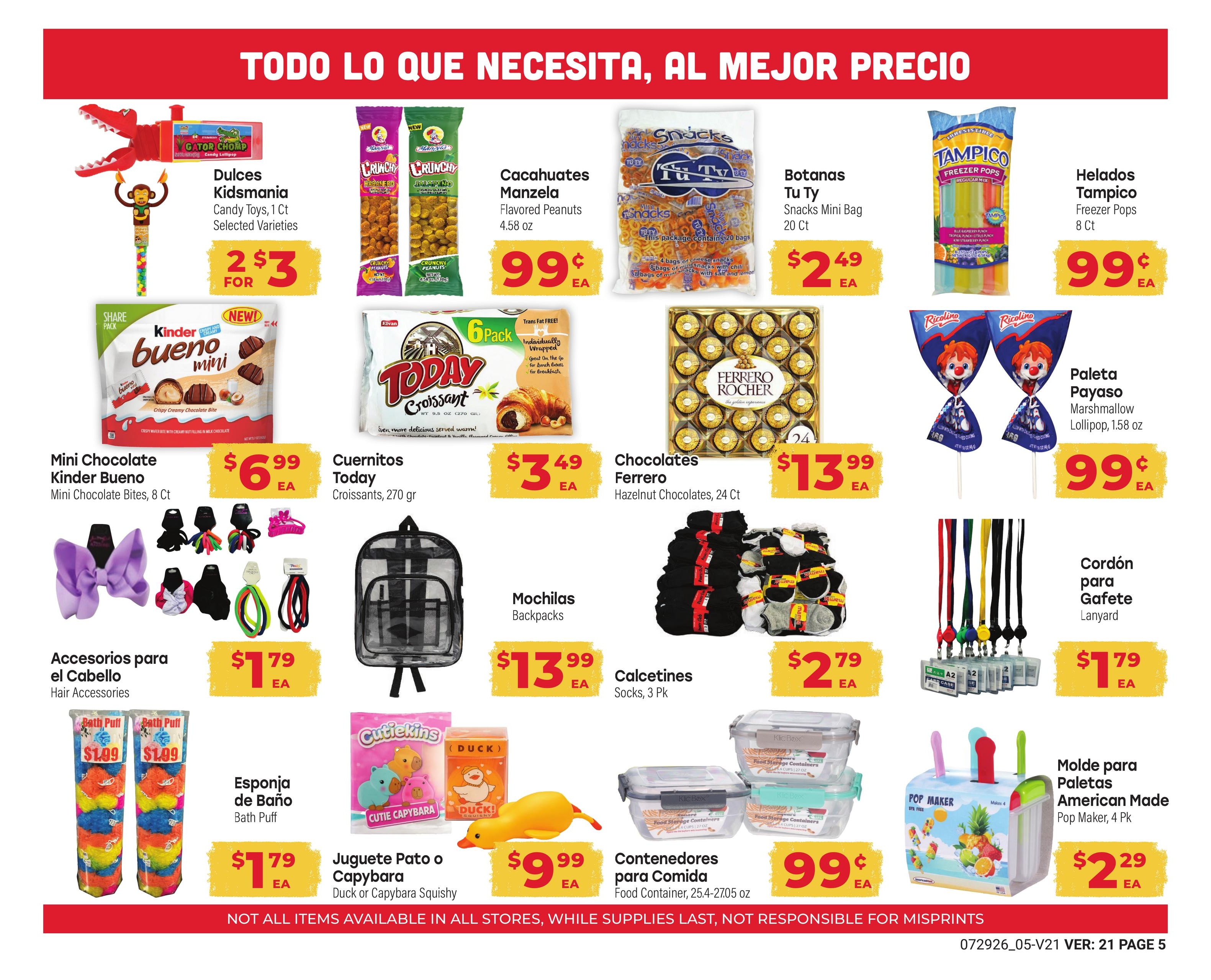 El Rancho Supermercado (Mesquite–Carrollton Area, TX) Weekly Ad July 29 - September 1, 2026