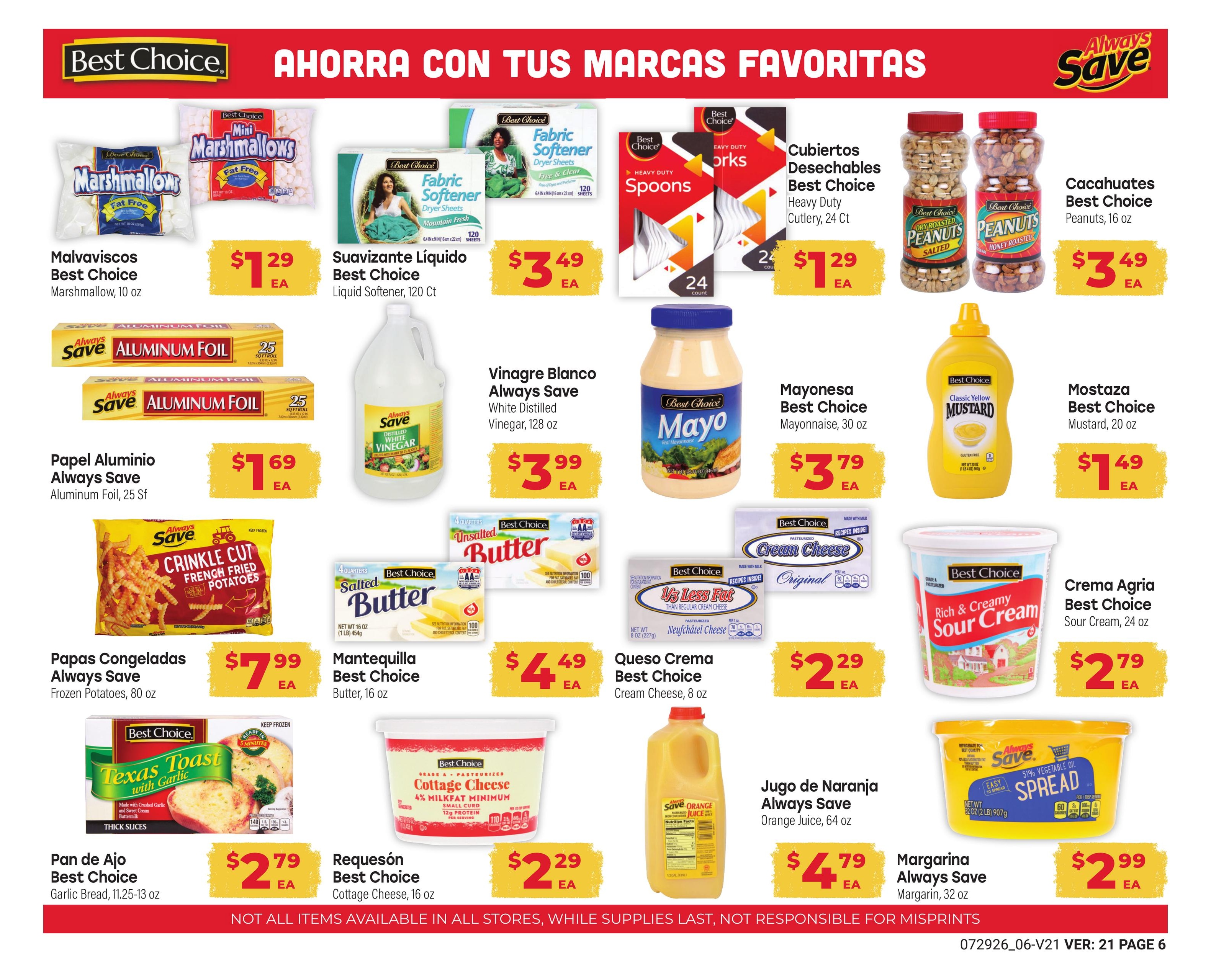 El Rancho Supermercado (Mesquite–Carrollton Area, TX) Weekly Ad July 29 - September 1, 2026