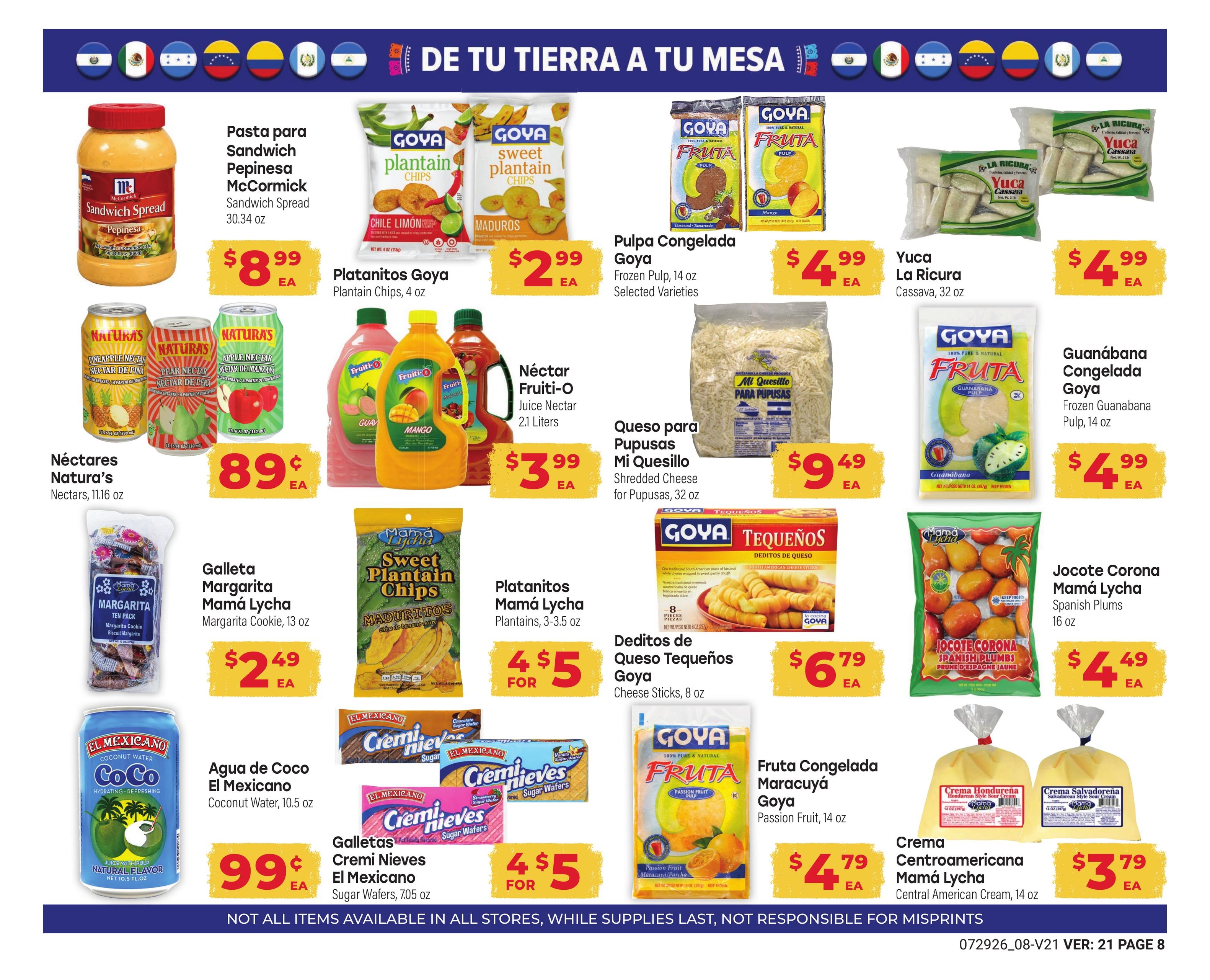 El Rancho Supermercado (Mesquite–Carrollton Area, TX) Weekly Ad July 29 - September 1, 2026